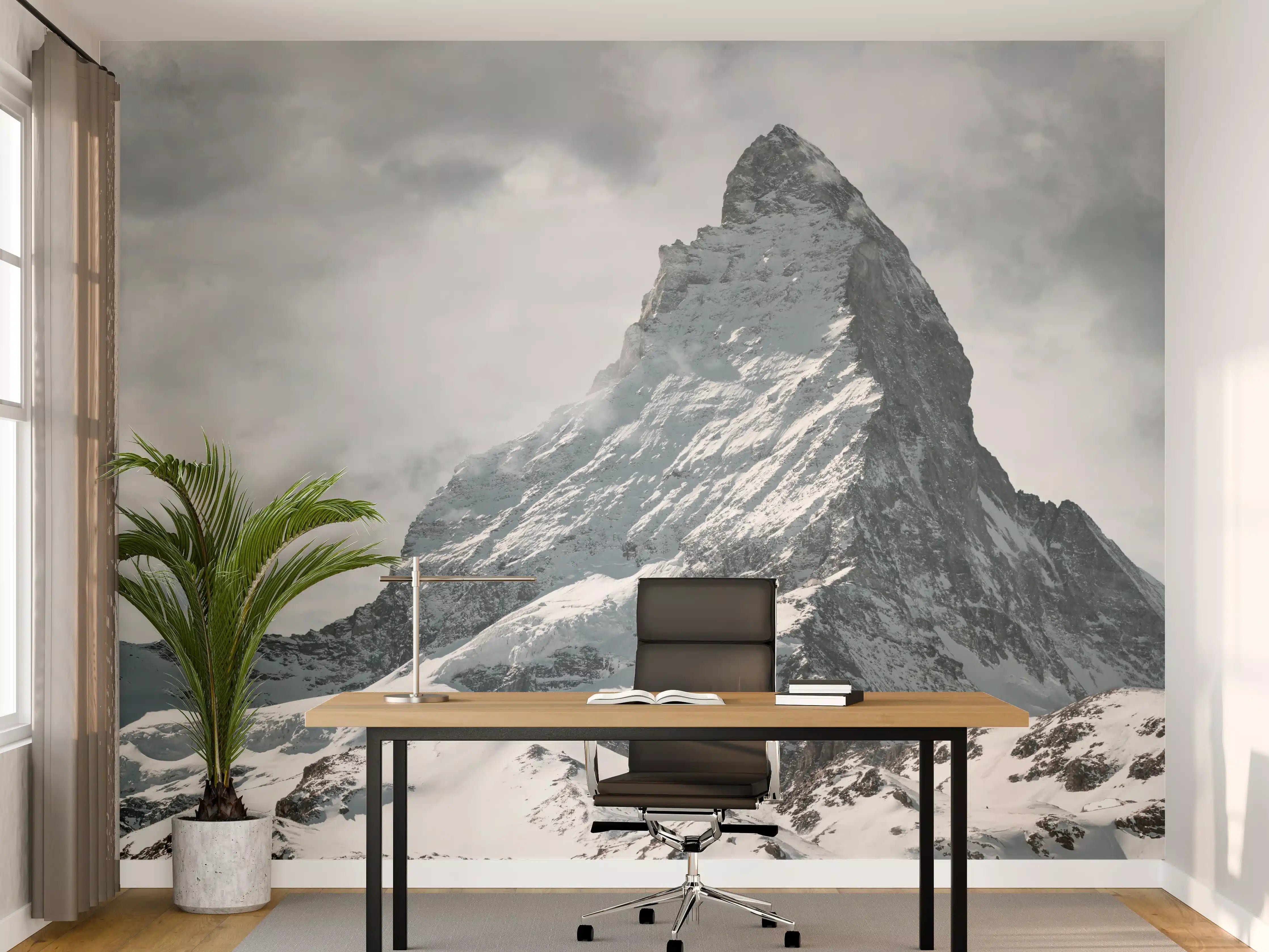 Büro Wandgestaltung - Panorama - Majestätischer Matterhorn - Alpen
