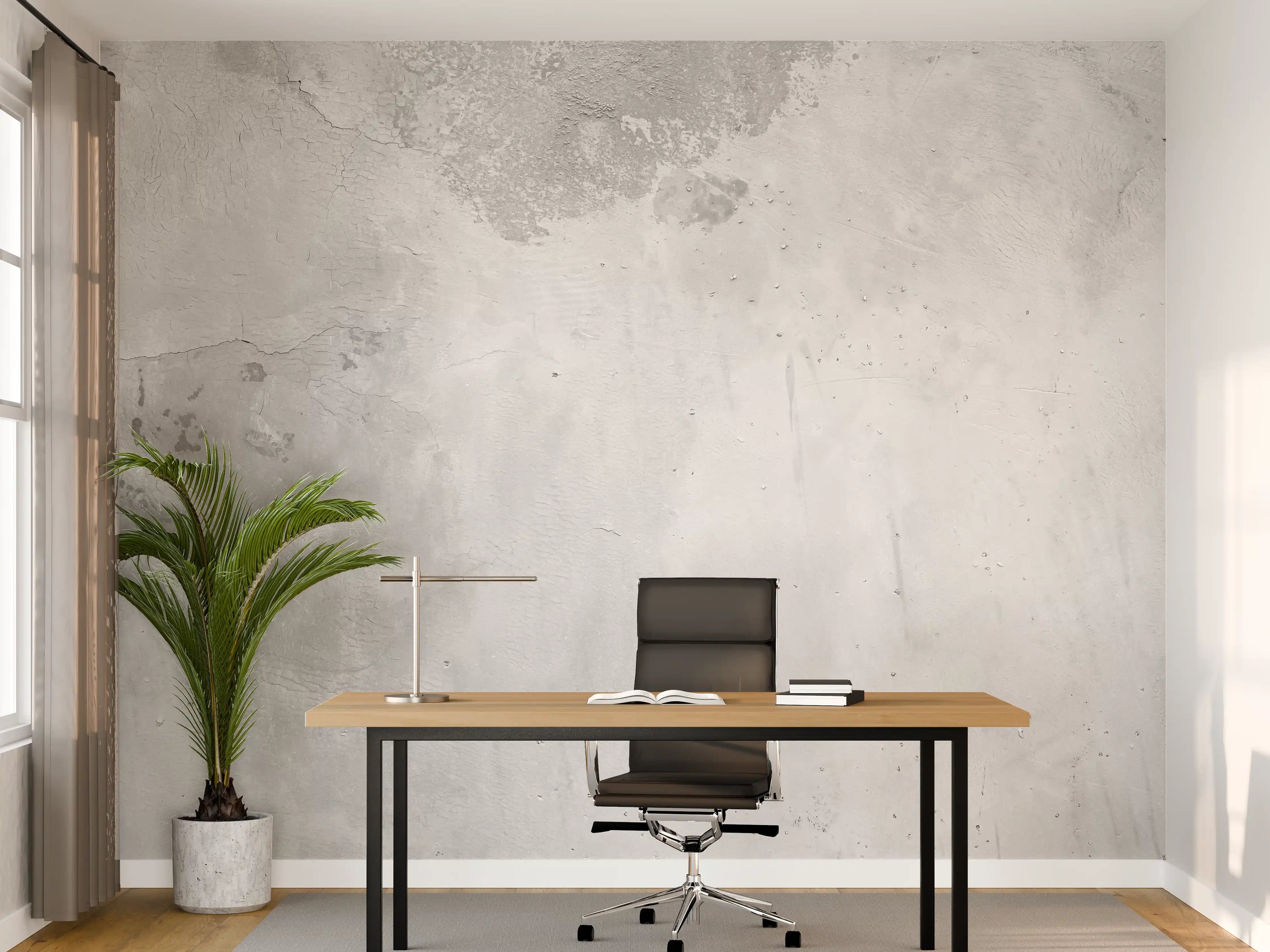 Büro Wandgestaltung - Panorama einer alten Betonwand