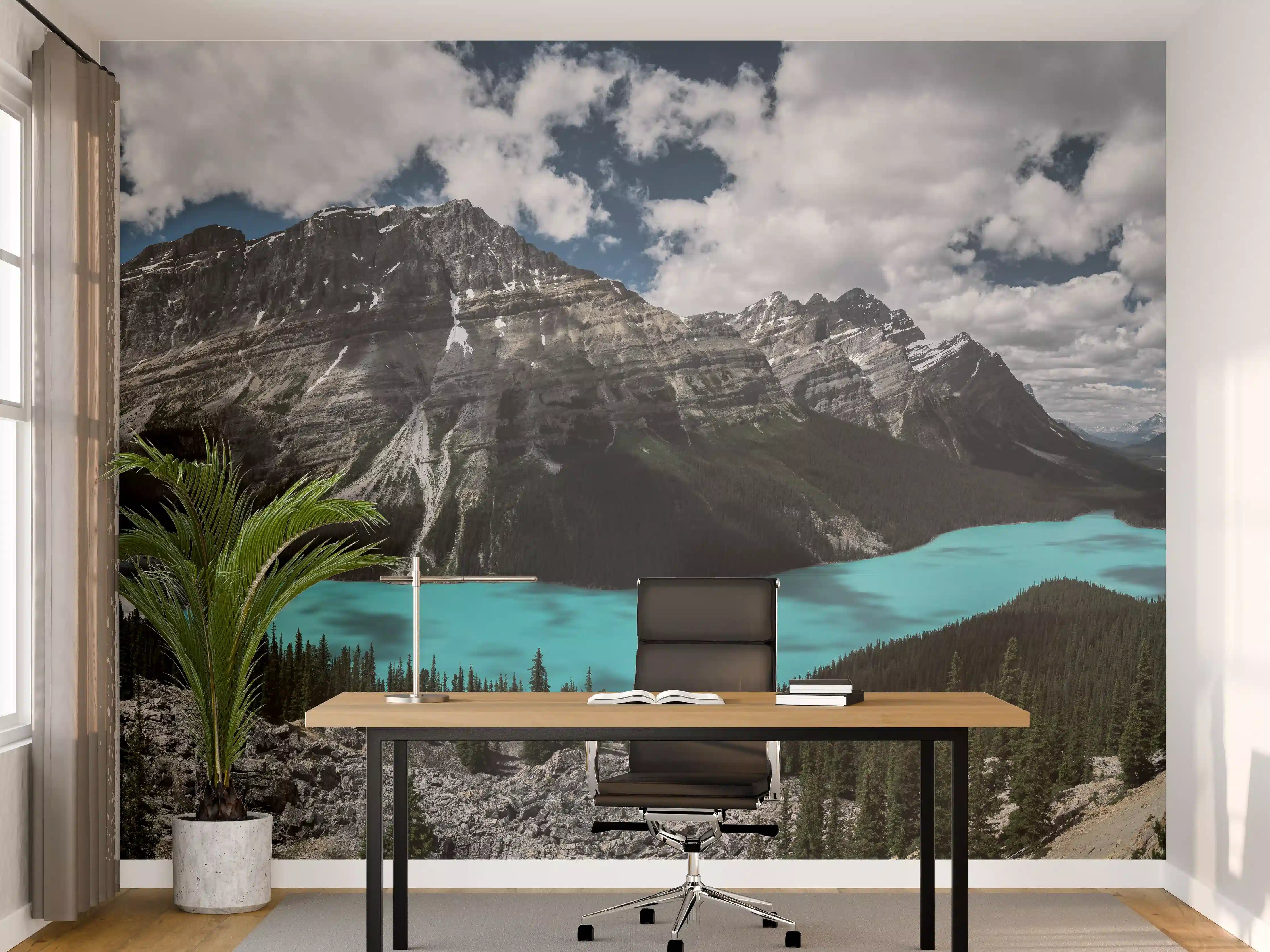 Büro Wandgestaltung - Panorama von Banff National Park (Kanada)