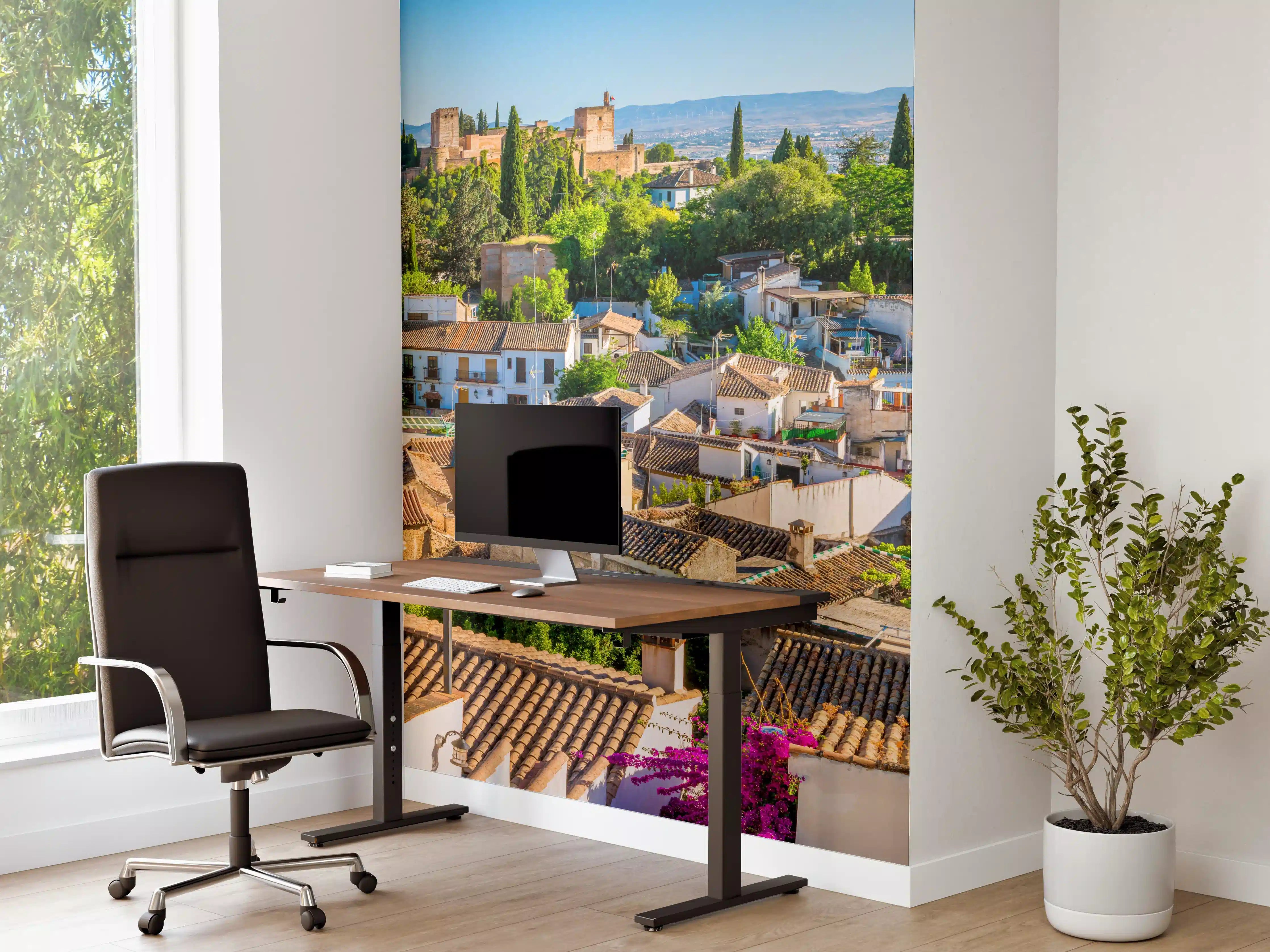 Büro Wandgestaltung - Panoramablick auf Albacin