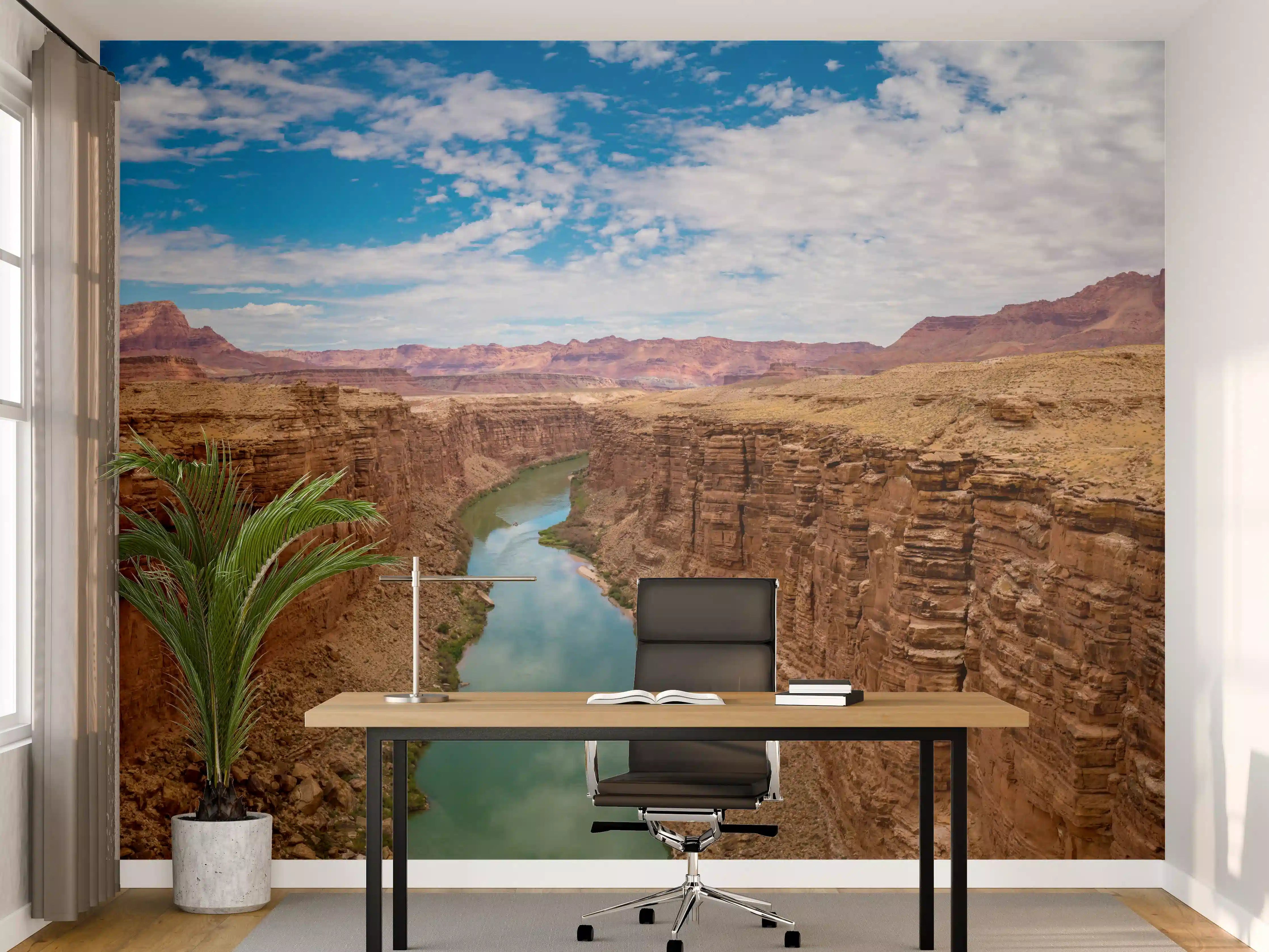 Büro Wandgestaltung - Panoramablick auf Colorado River - USA