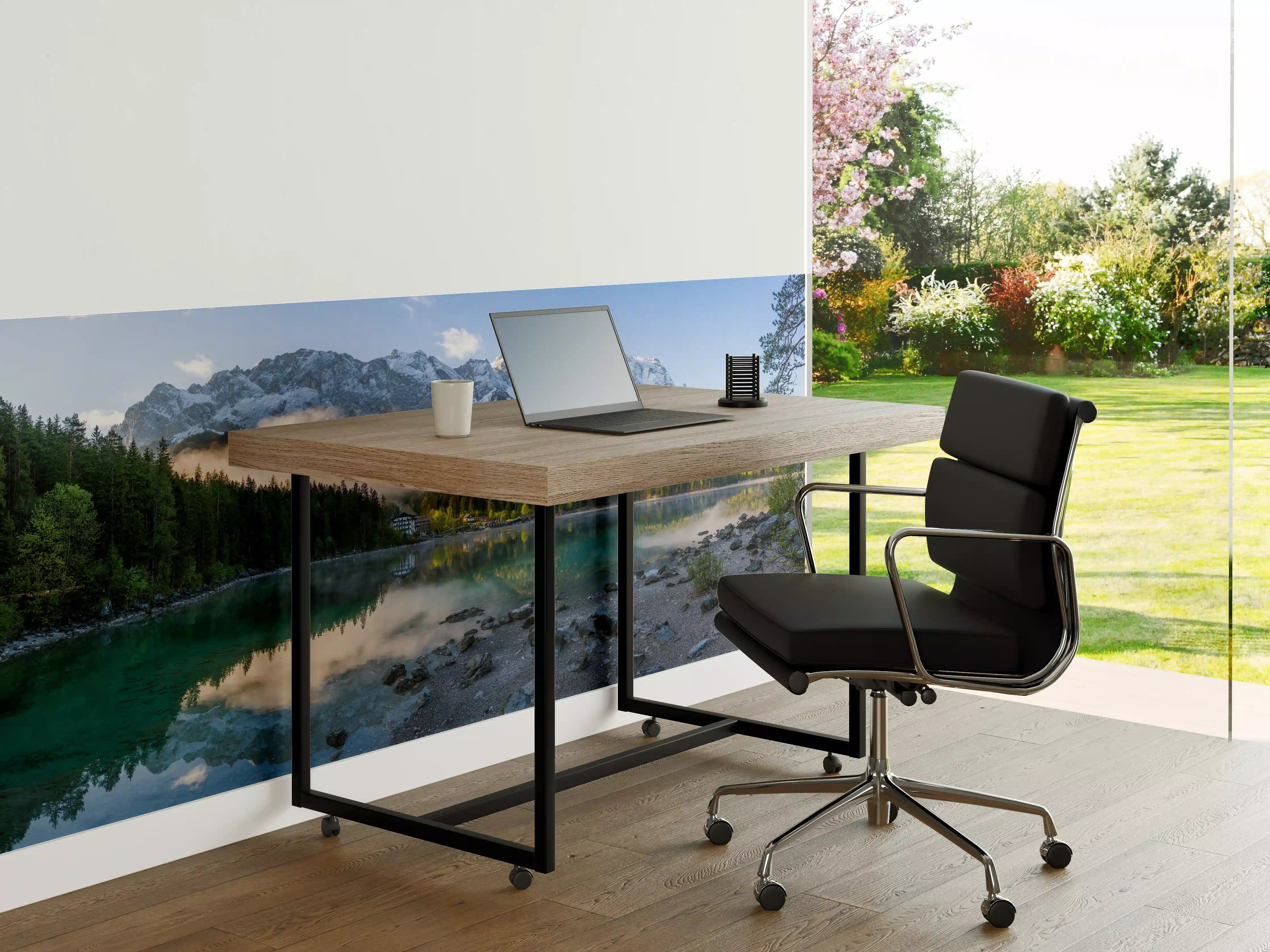 Büro Wandgestaltung - Panoramablick auf die Zugspitze