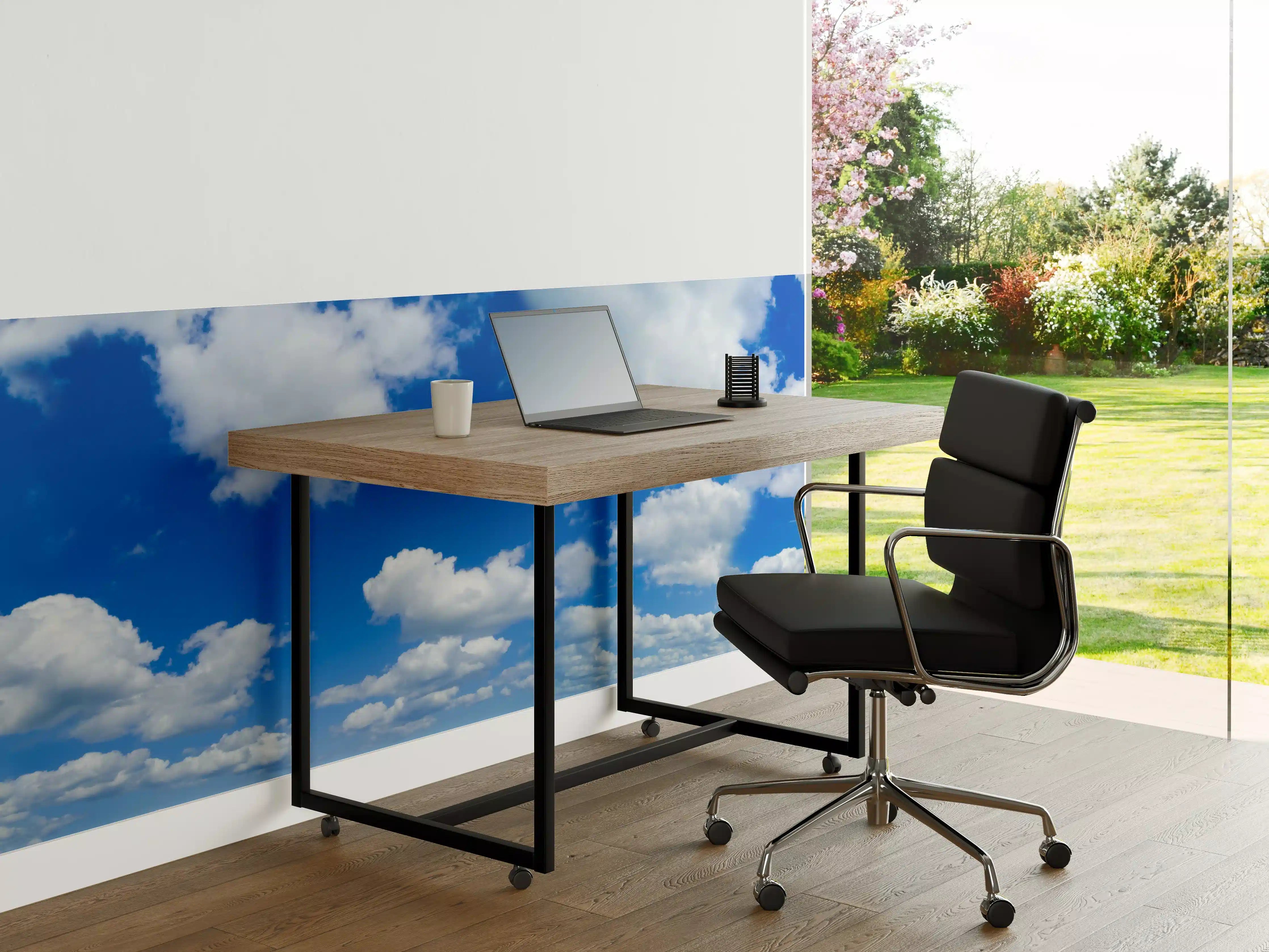 Büro Wandgestaltung - Panoramischer Himmel mit Wolken
