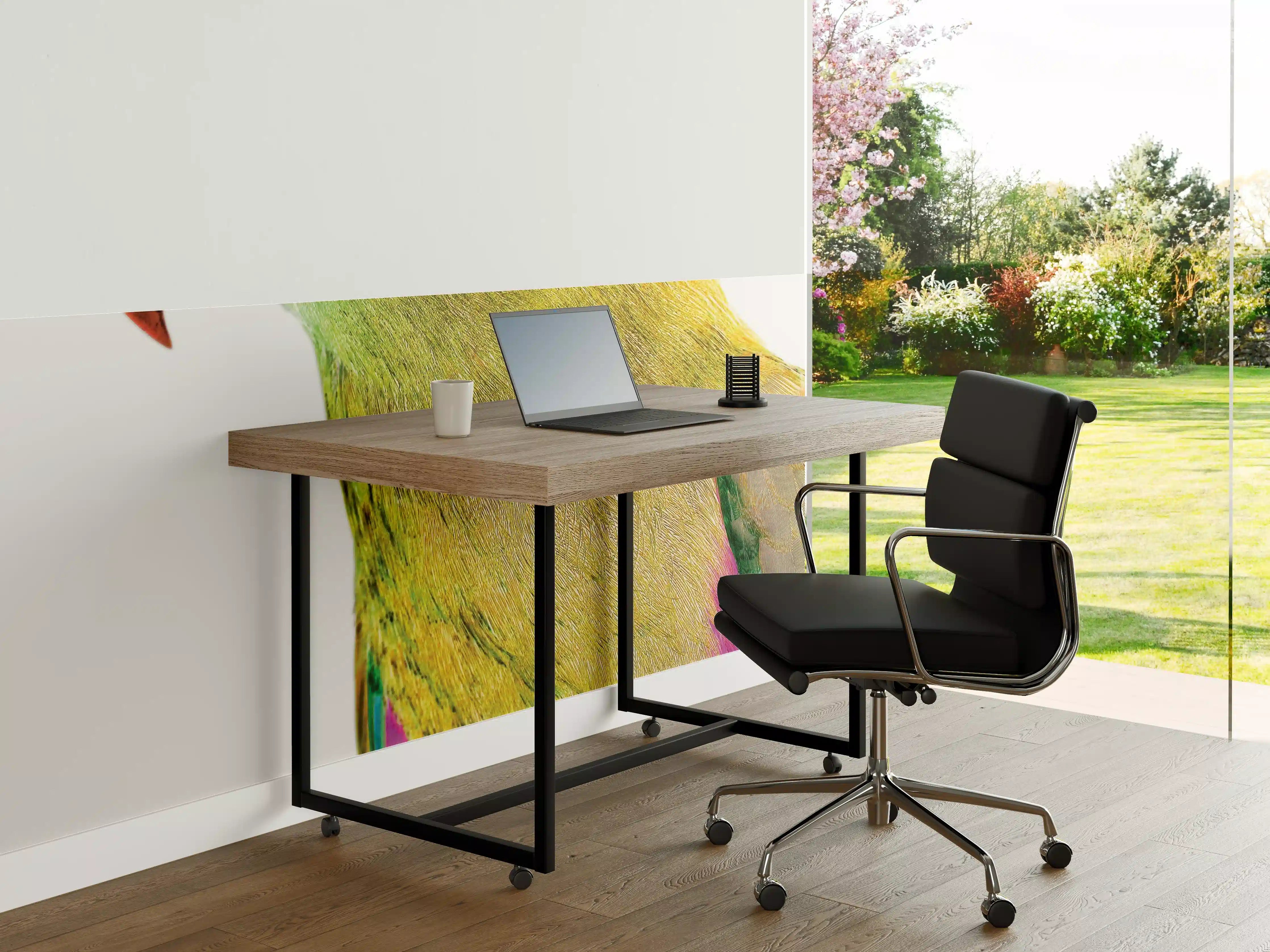 Büro Wandgestaltung - Papagei - Nahaufnahme