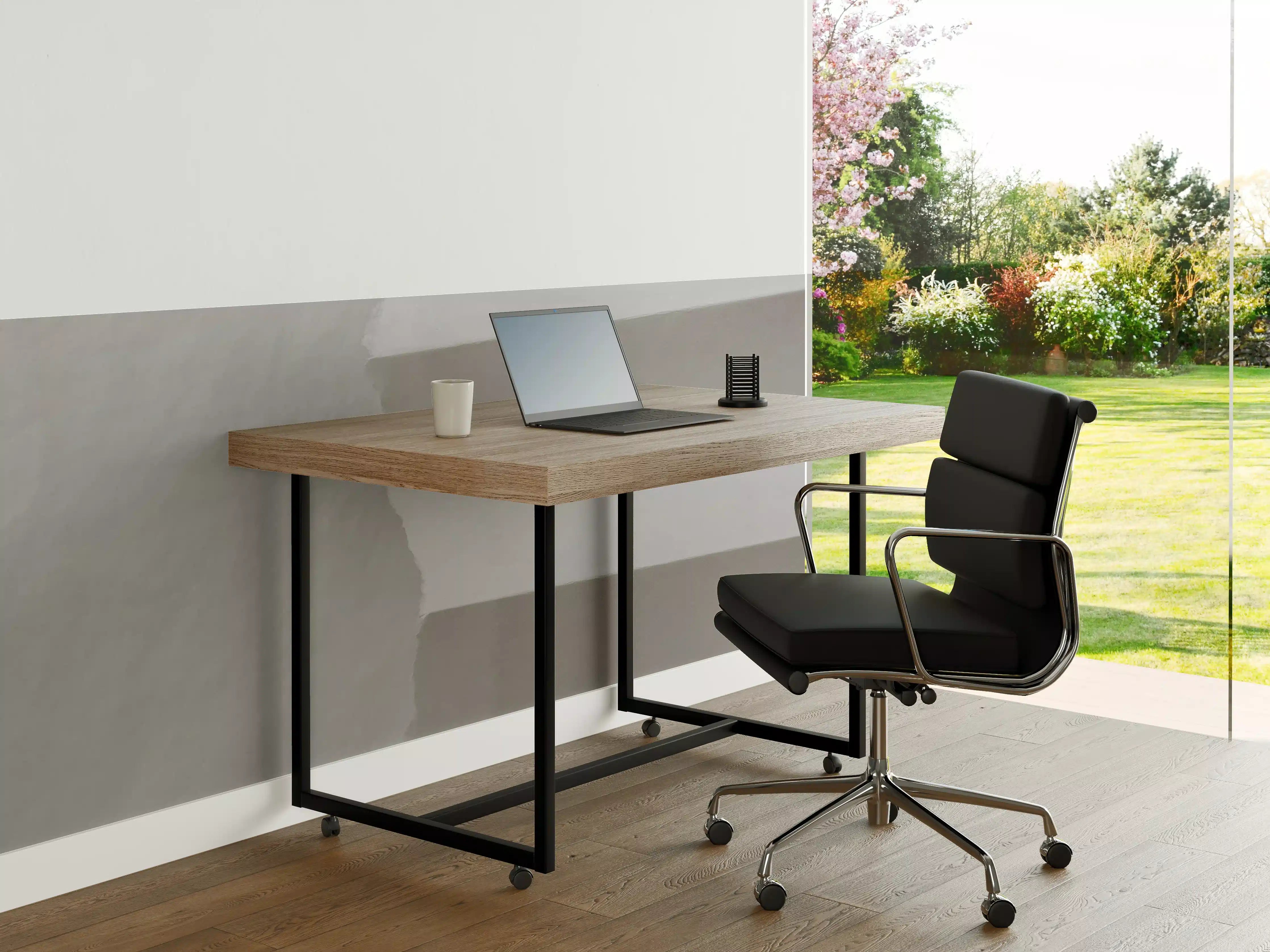 Büro Wandgestaltung - Papier-Collage in Weiß und Grau