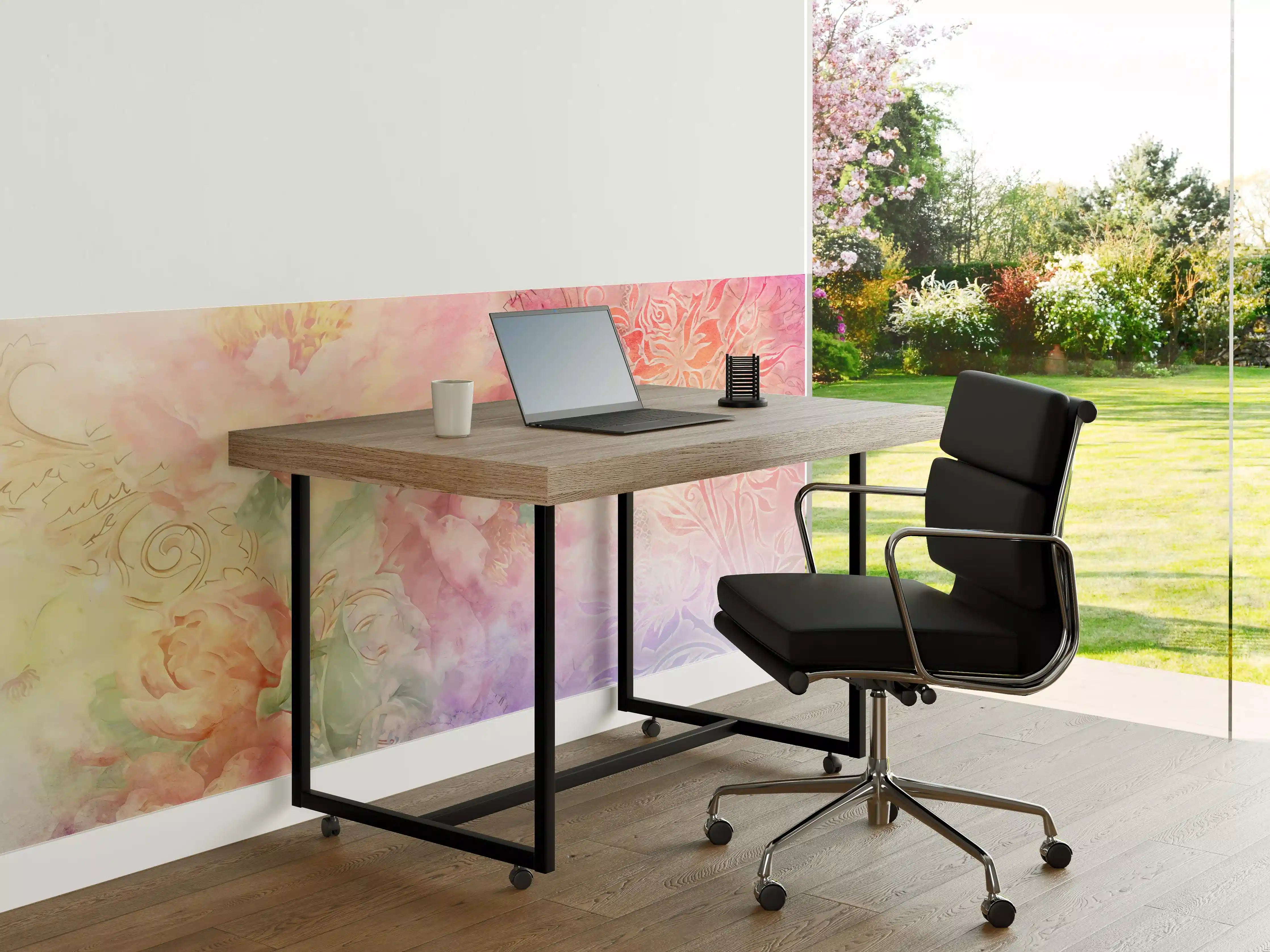 Büro Wandgestaltung - Pastell-Blüten-Zauber Illustration