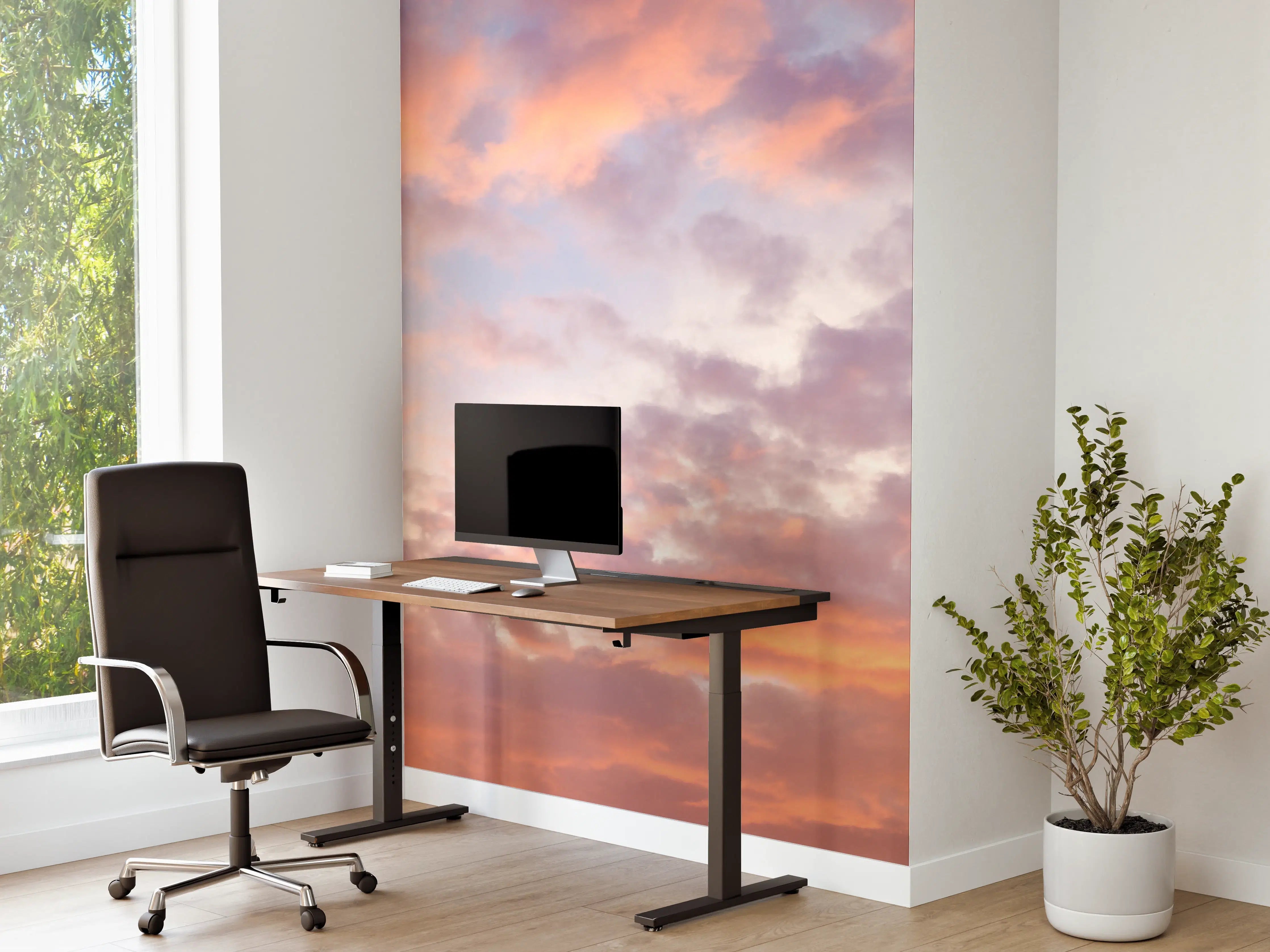 Büro Wandgestaltung - Pastell-Sonnenuntergangs-Himmel