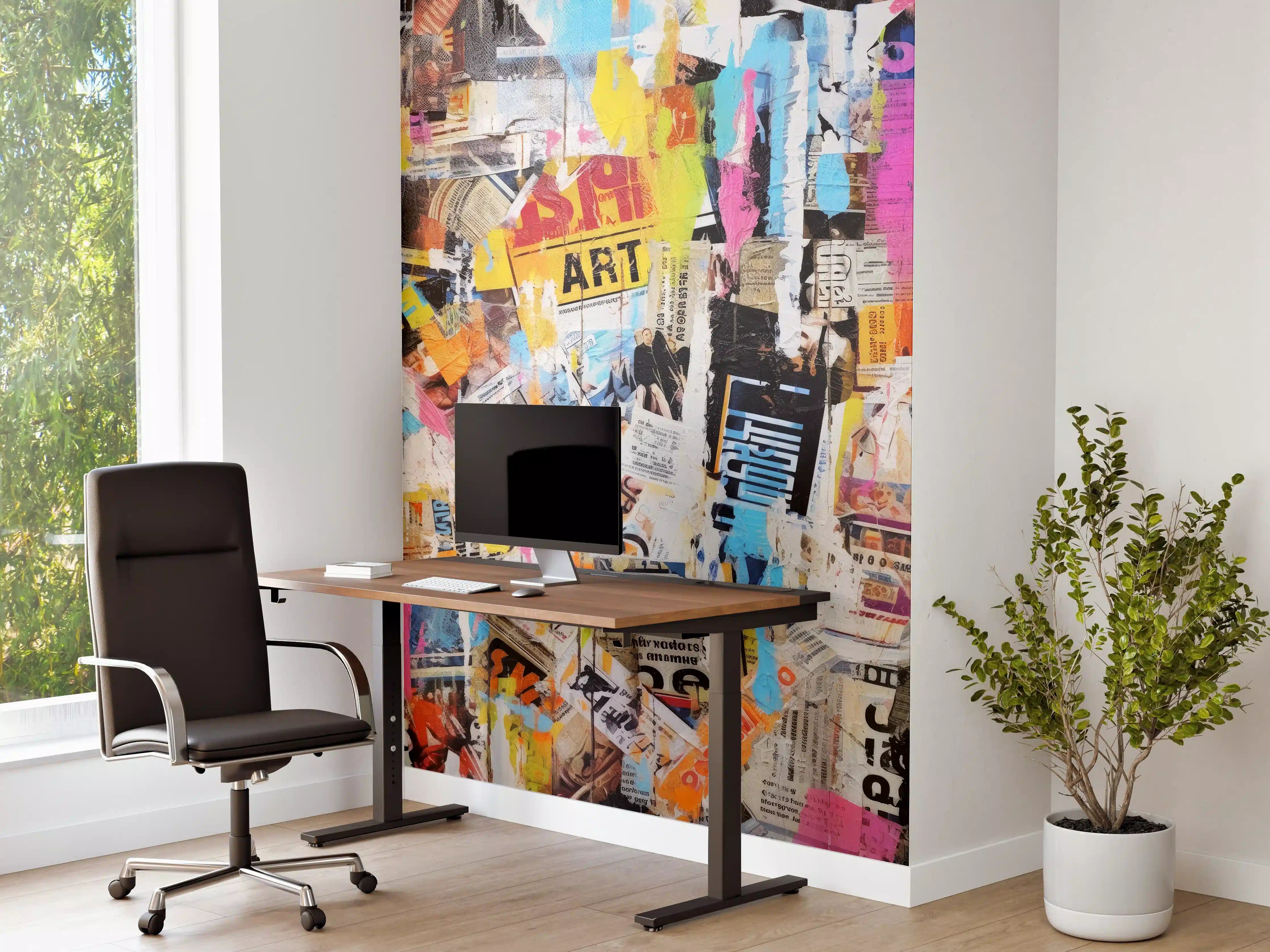 Büro Wandgestaltung - Pastellfarbene Lavendel Makro