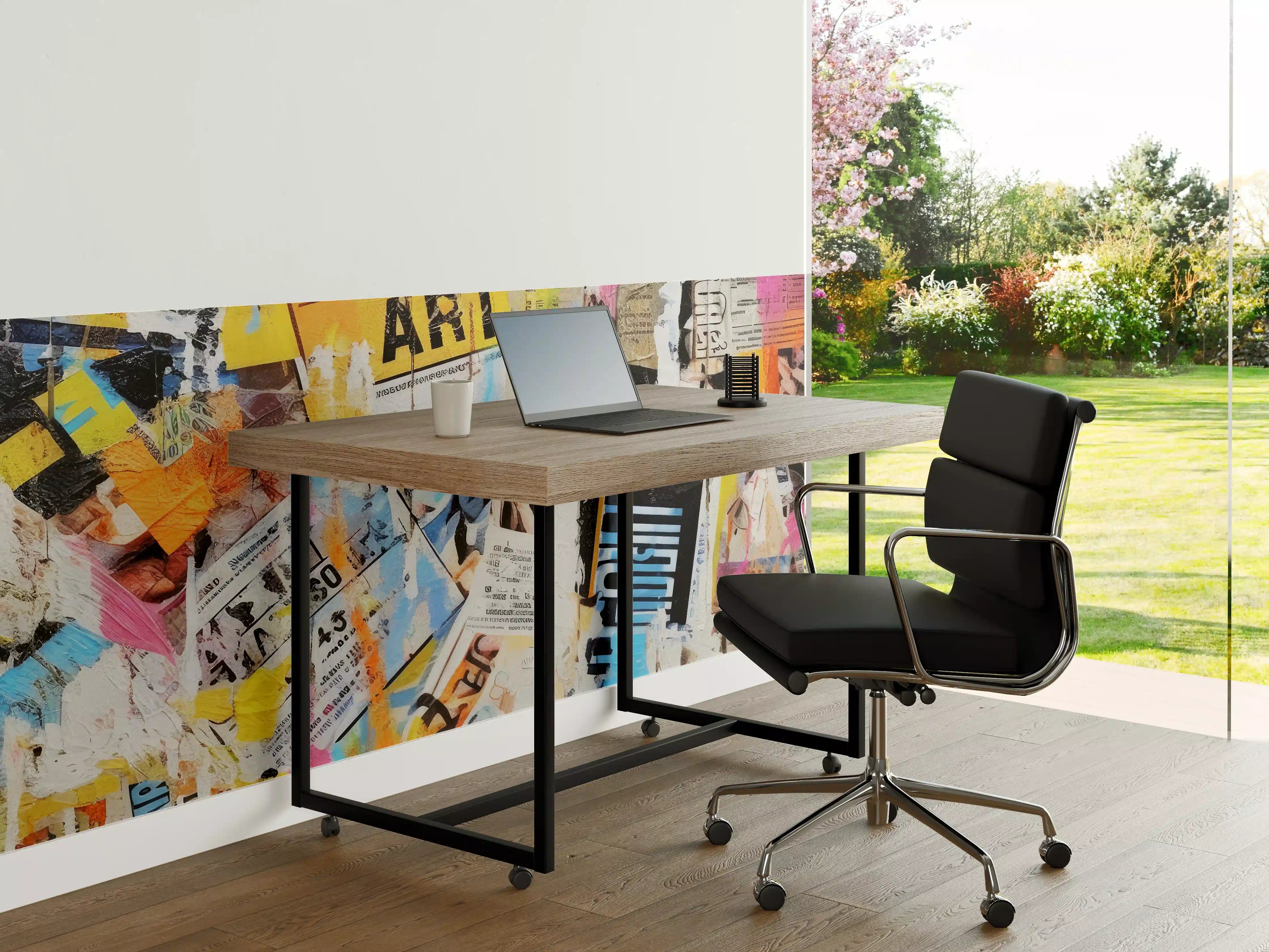 Büro Wandgestaltung - Pastellfarbene Lavendel Makro