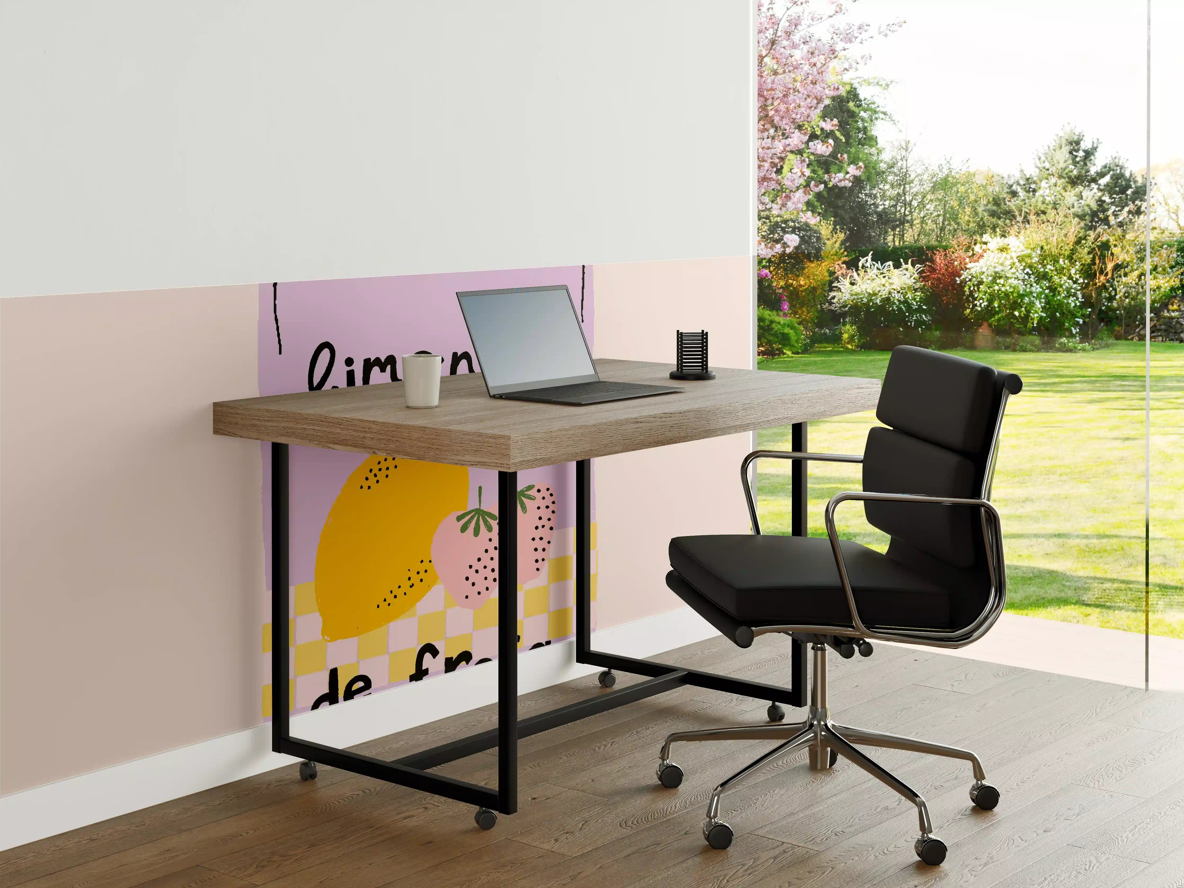 Büro Wandgestaltung - Pastellfarbene Limonaden-Dose
