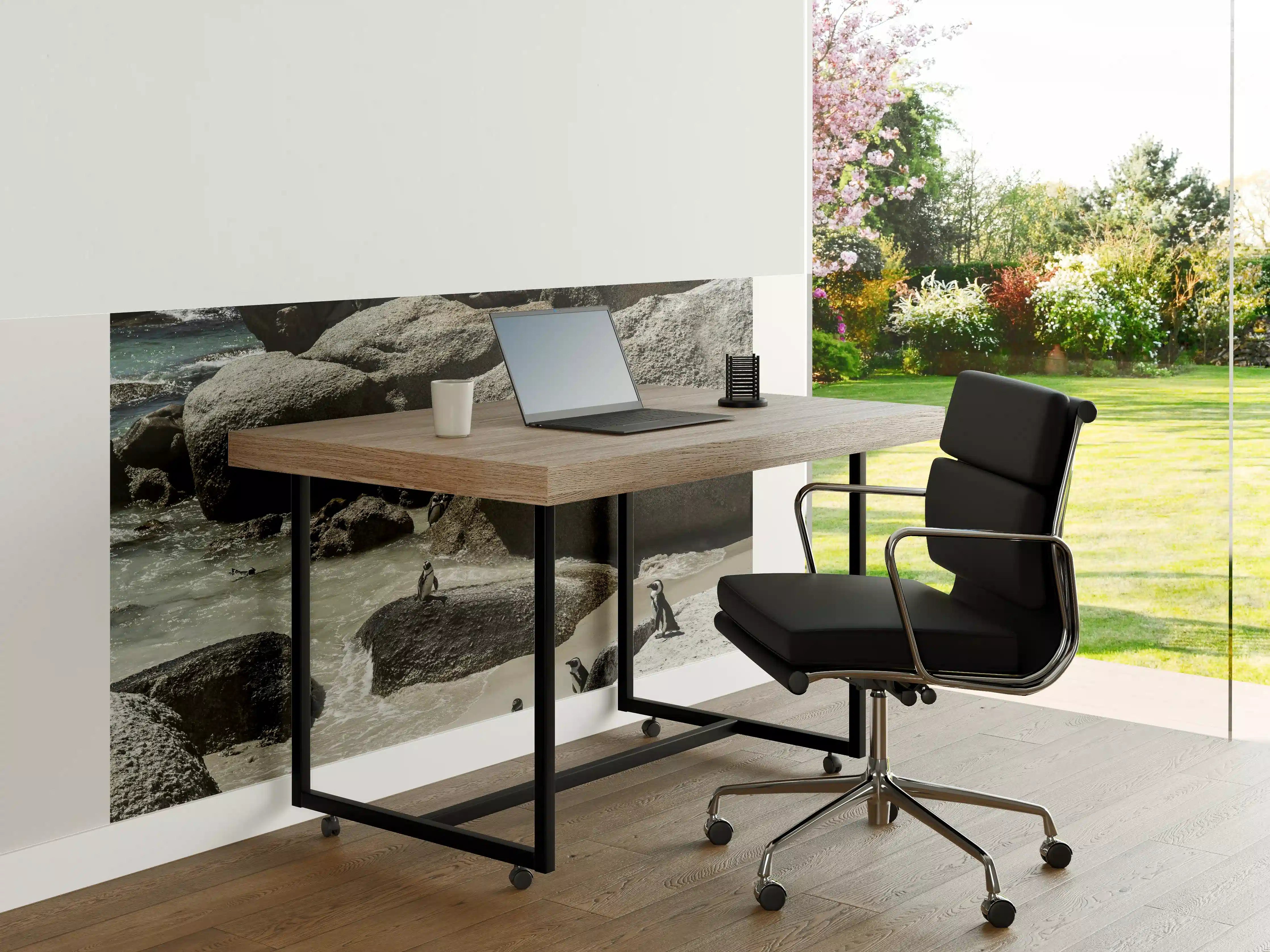 Büro Wandgestaltung - Pinguine an Felsküste