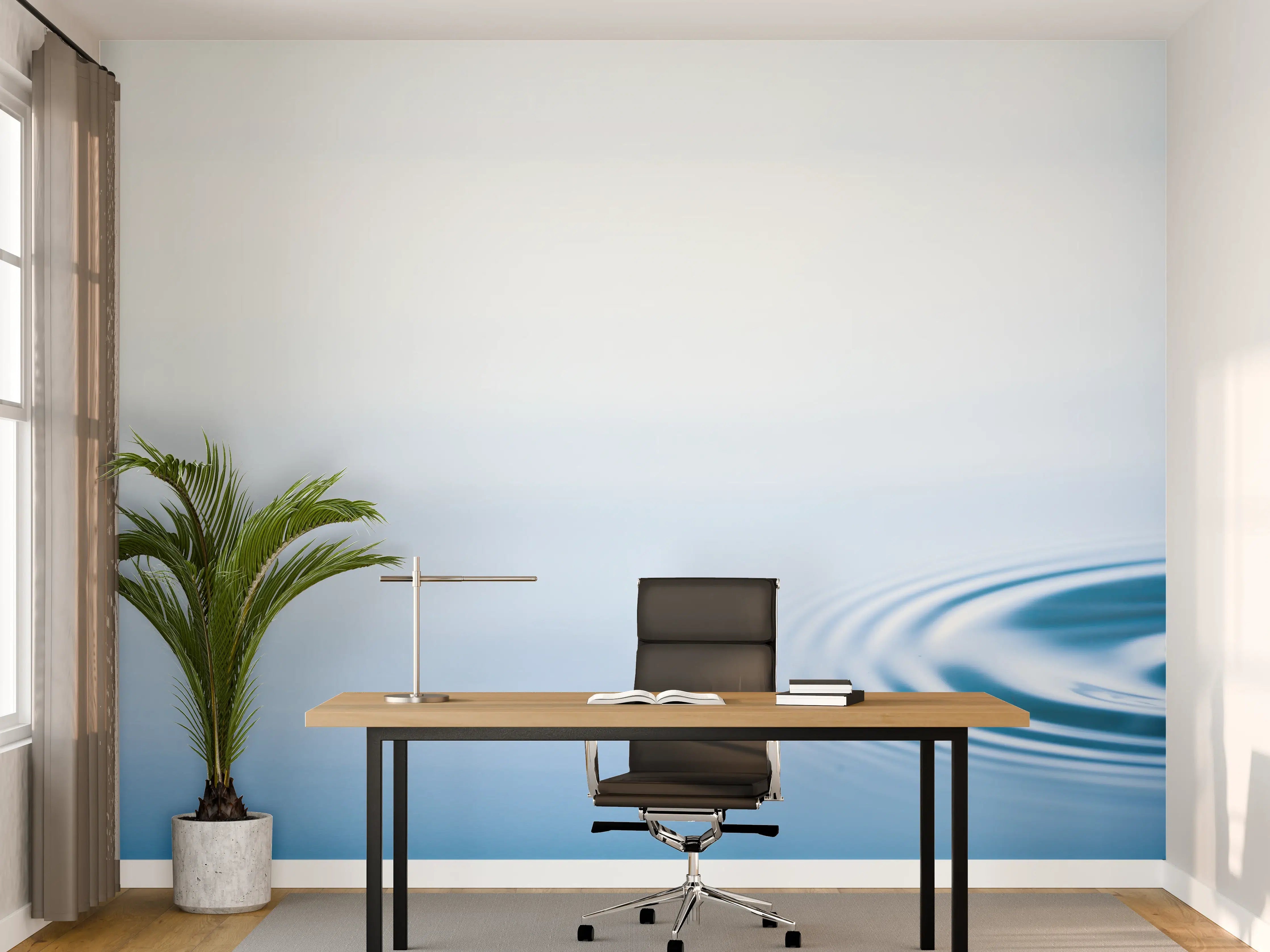 Büro Wandgestaltung - Plätschern der fallenden Wassertropfen