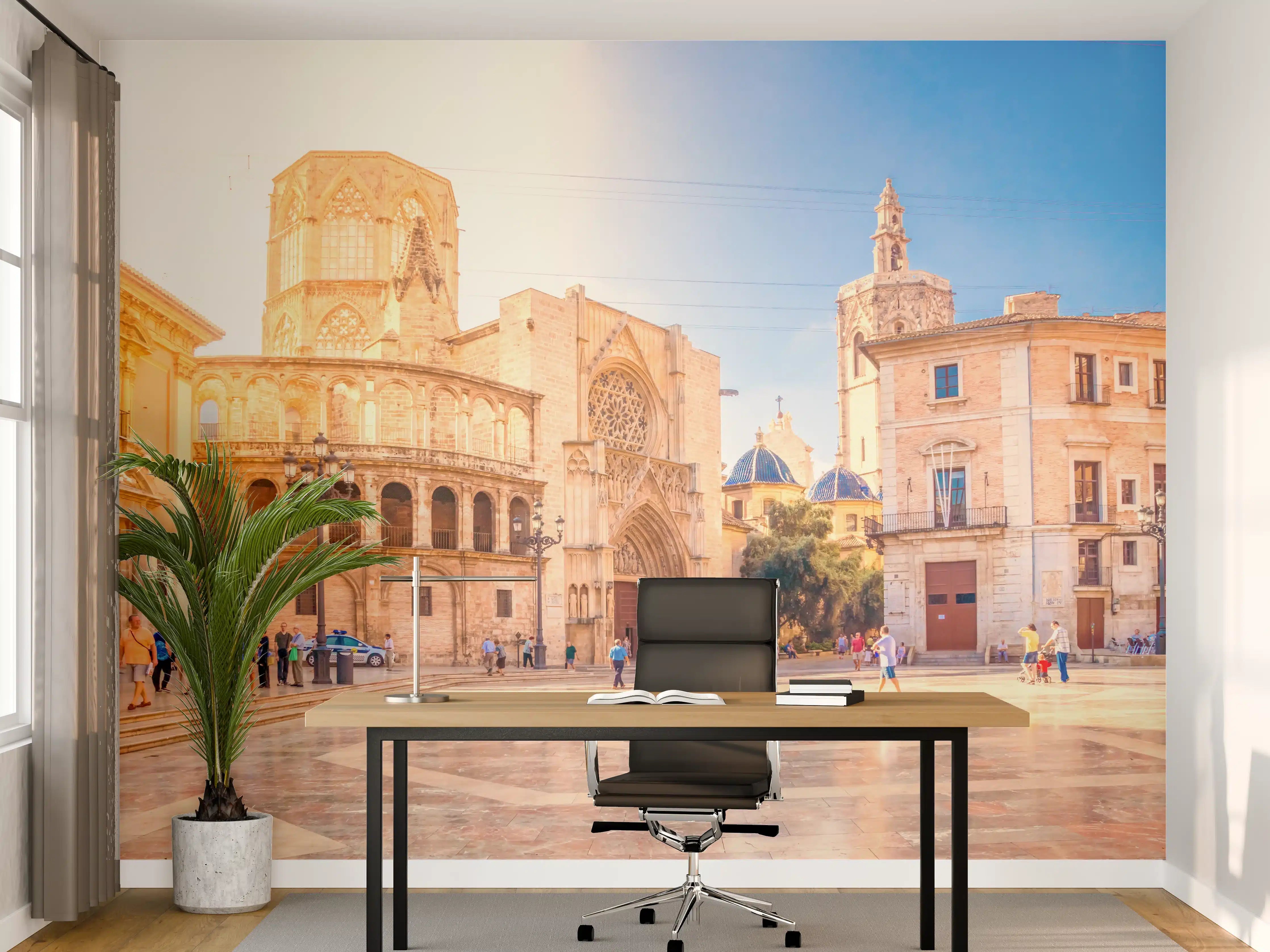 Büro Wandgestaltung - Plaza de la Virgen in Spanien
