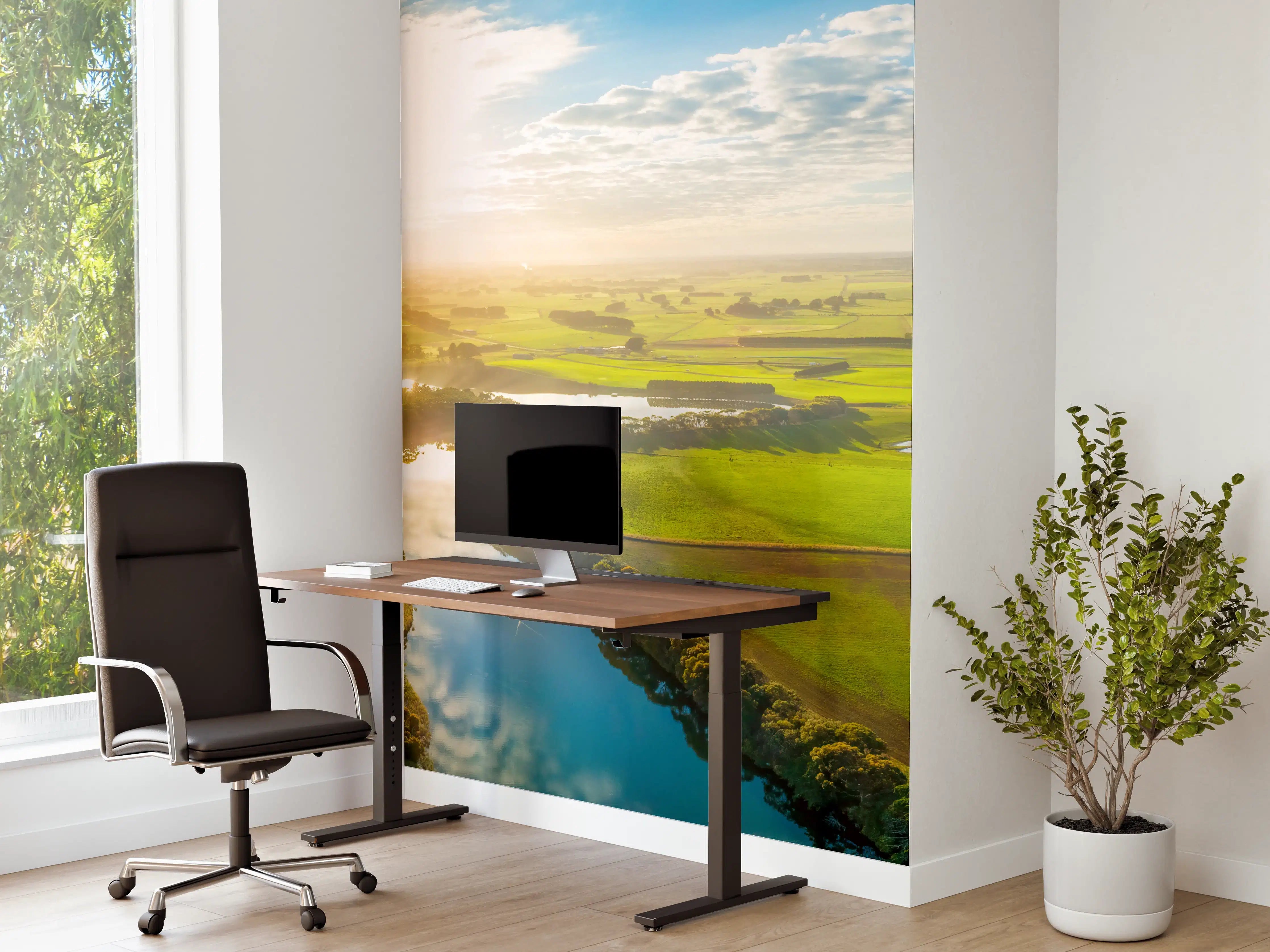 Büro Wandgestaltung - Ponorama Hokins River