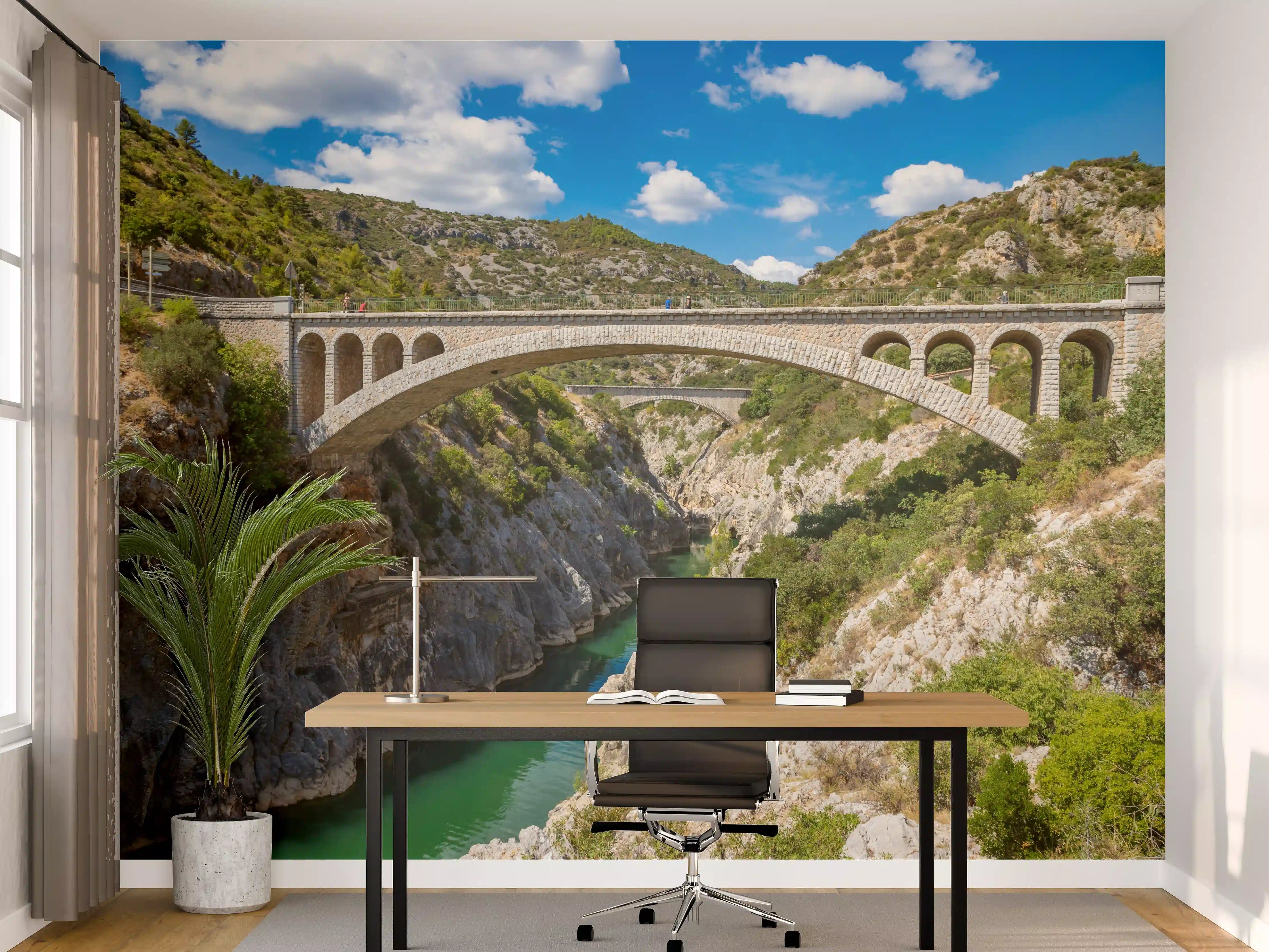 Büro Wandgestaltung - Pont du Diable - Frankreich