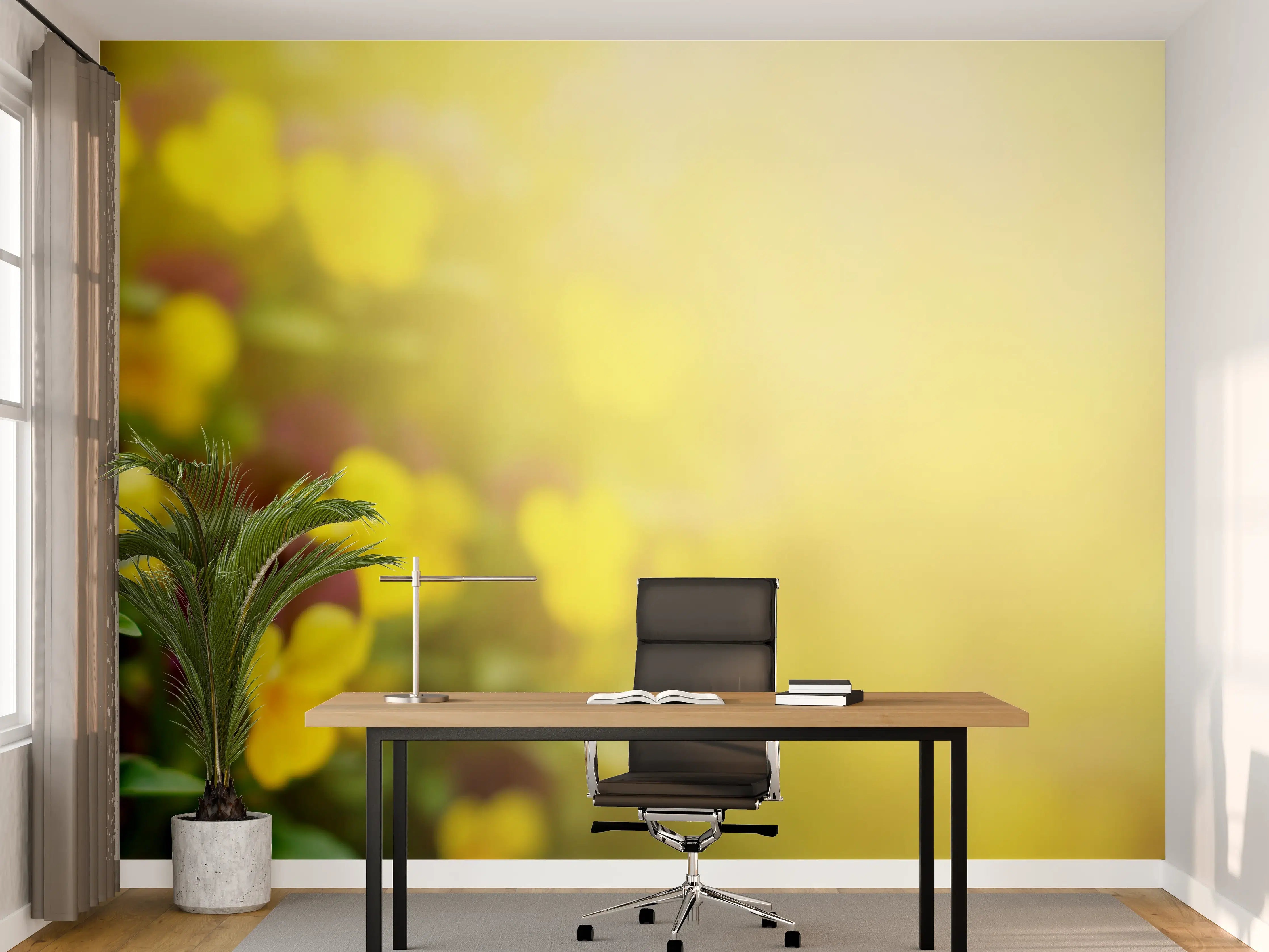 Büro Wandgestaltung - Prächtige Prachtblumen in bunten Farben
