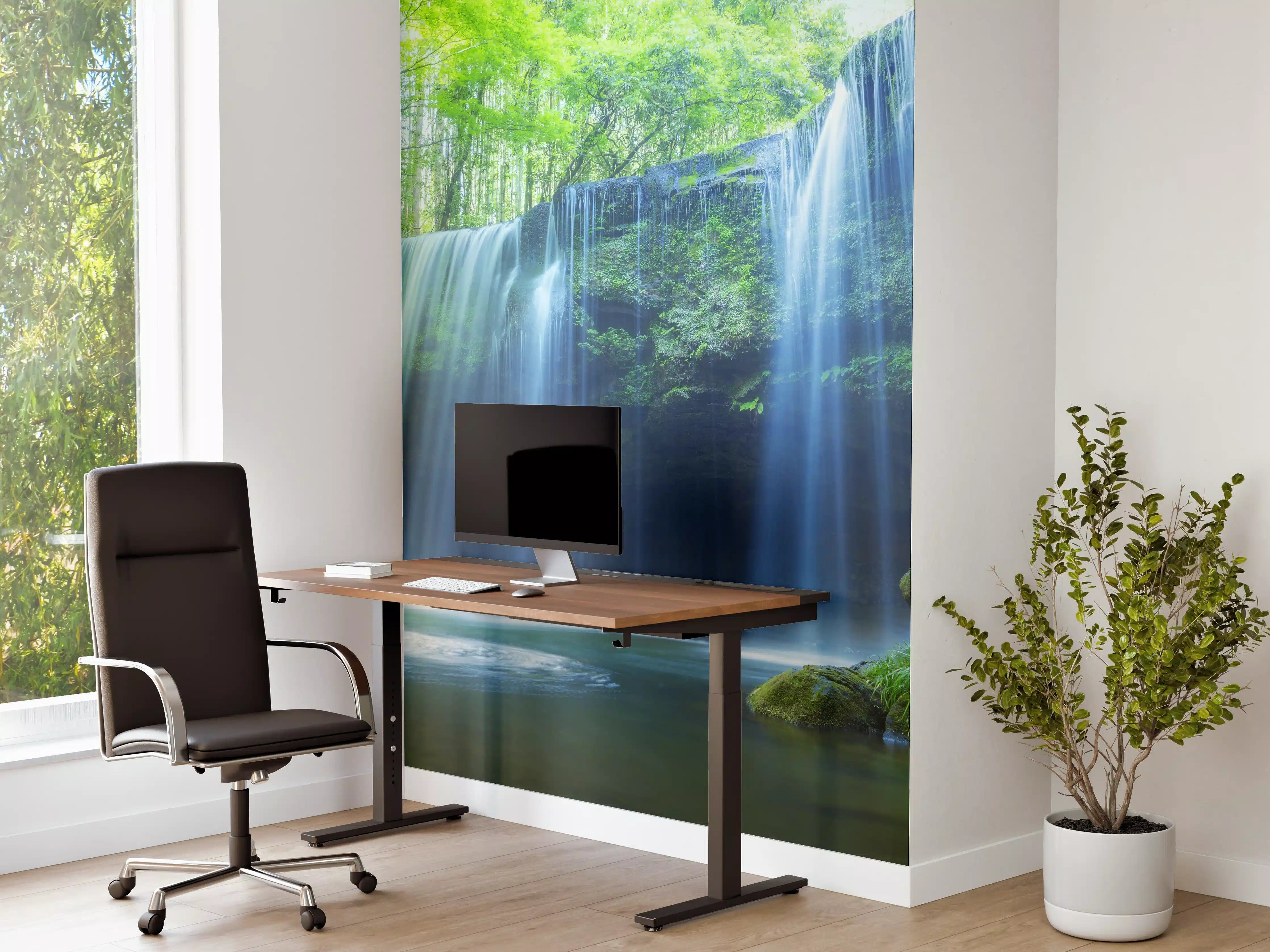 Büro Wandgestaltung - Prächtiger Nabigataki-Wasserfall