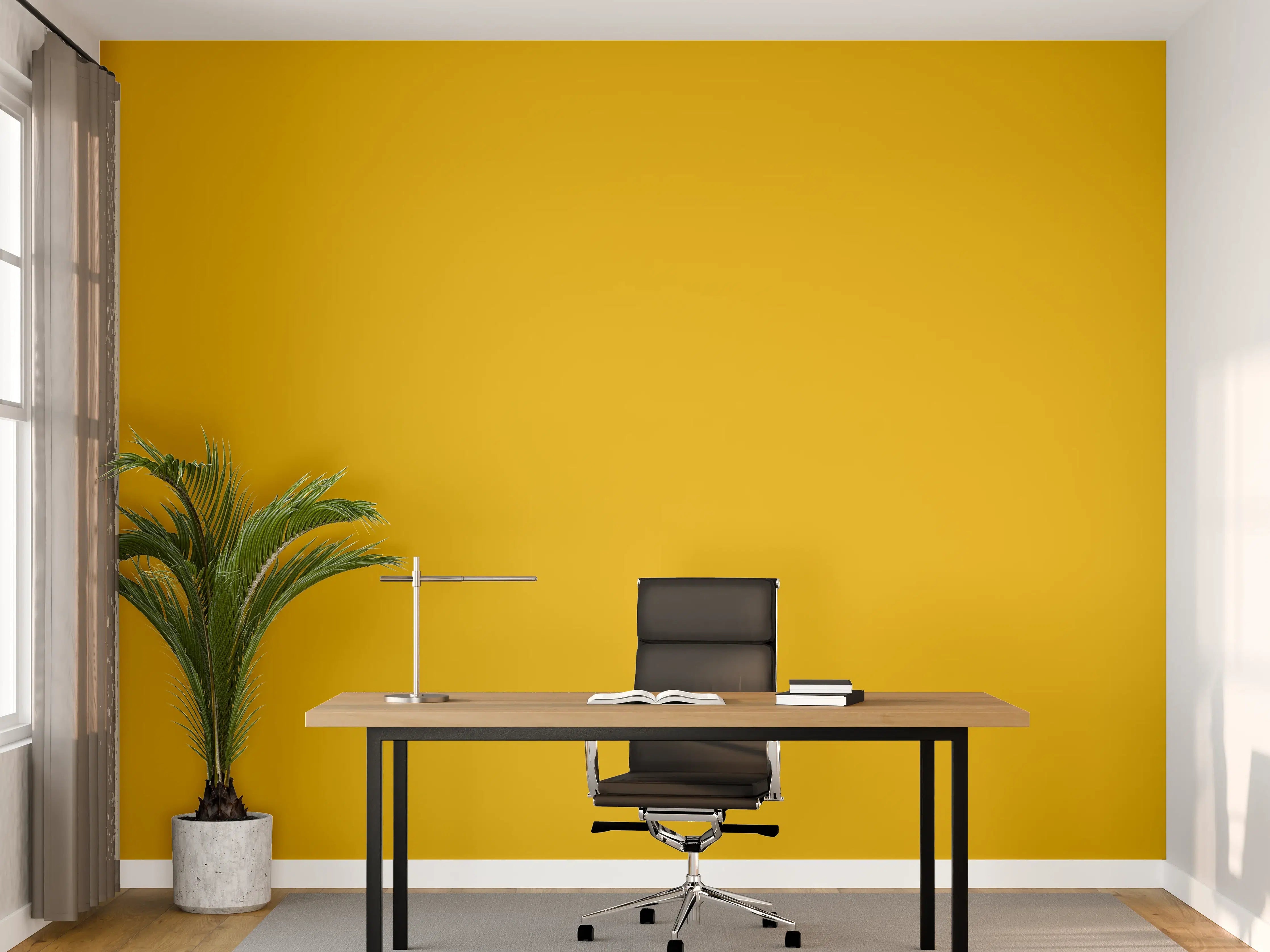 Büro Wandgestaltung - RAL 1004 (Goldgelb)