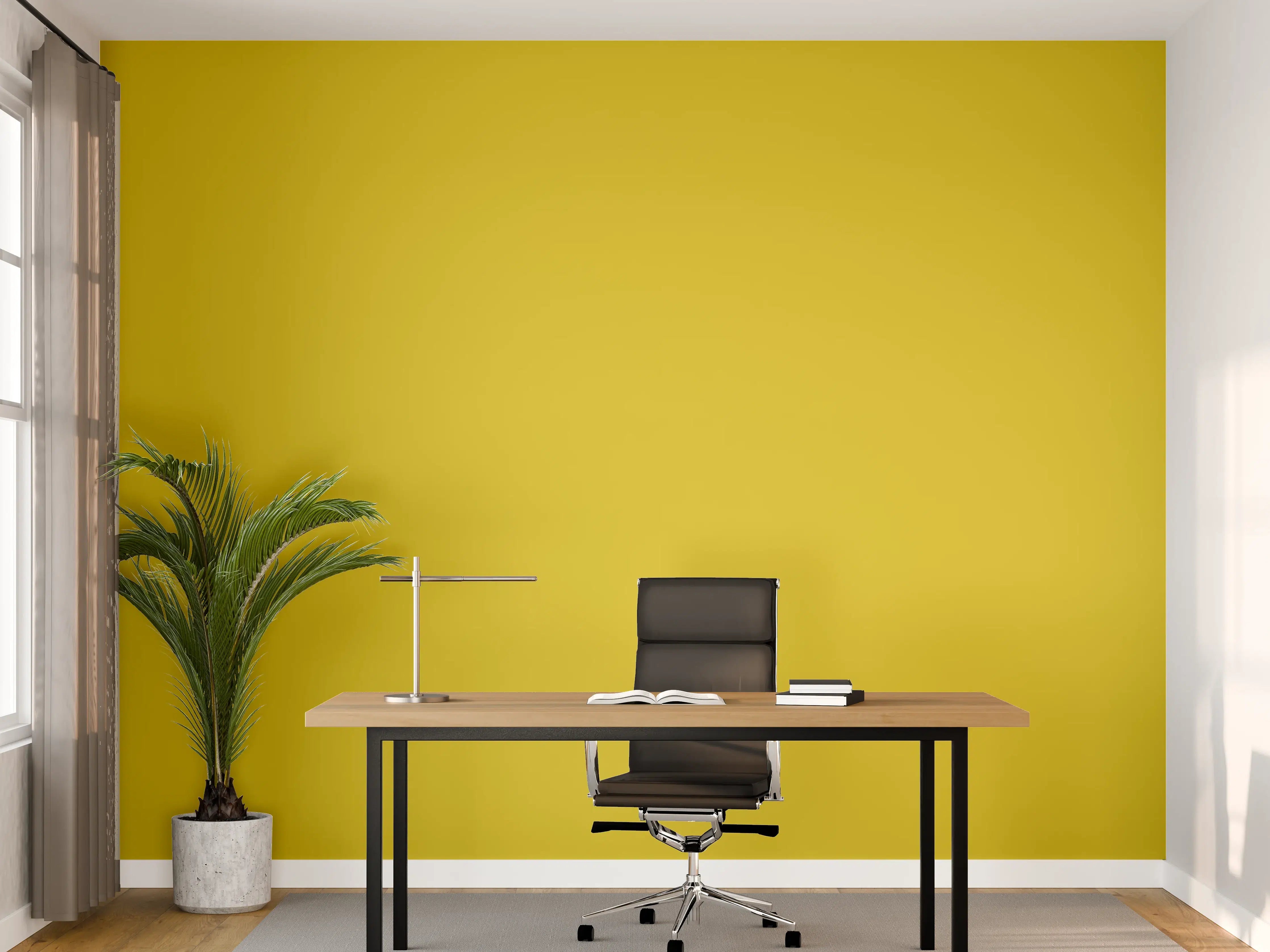 Büro Wandgestaltung - RAL 1012 (Zitronengelb)