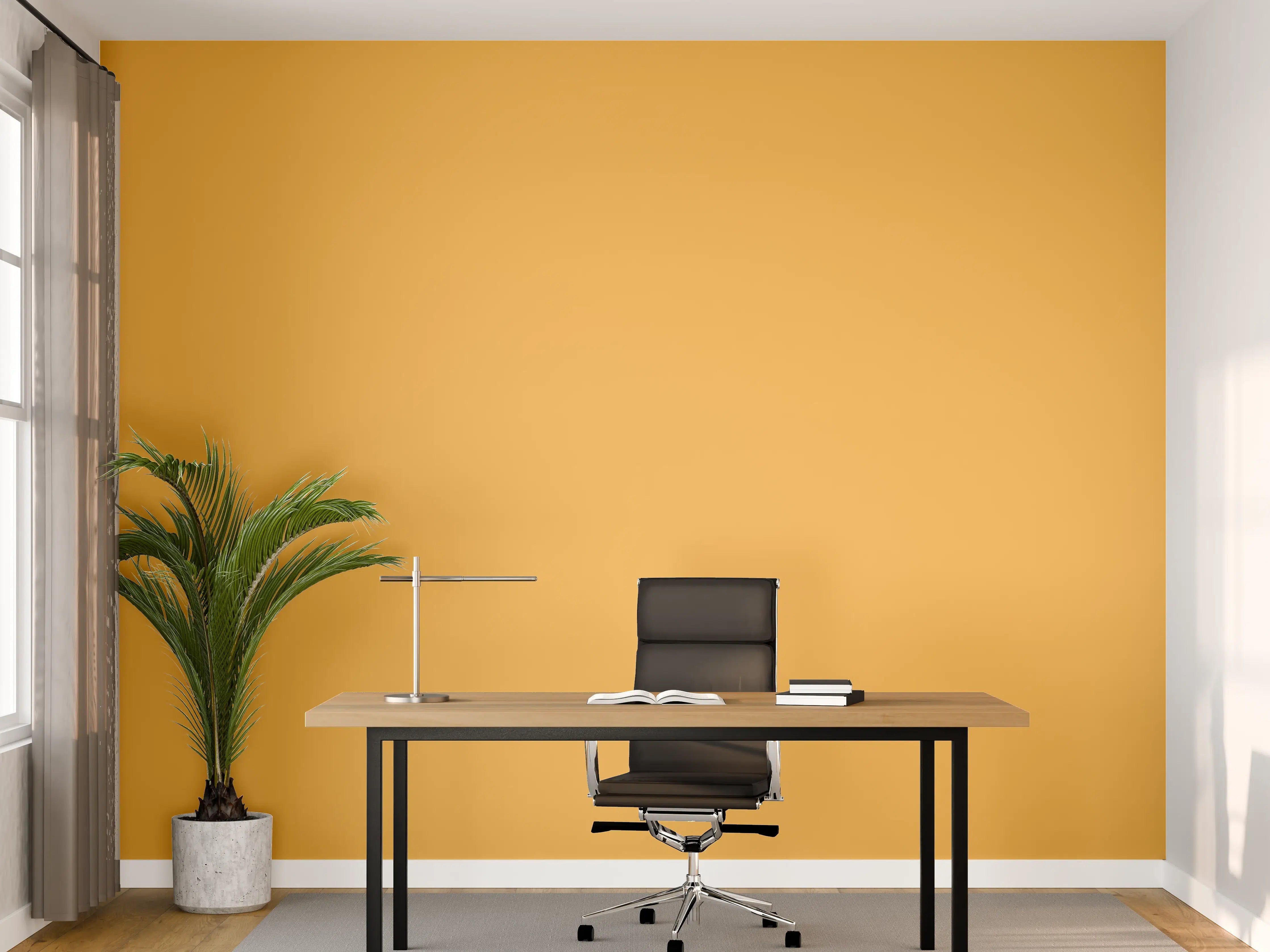 Büro Wandgestaltung - RAL 1017 (Safrangelb)