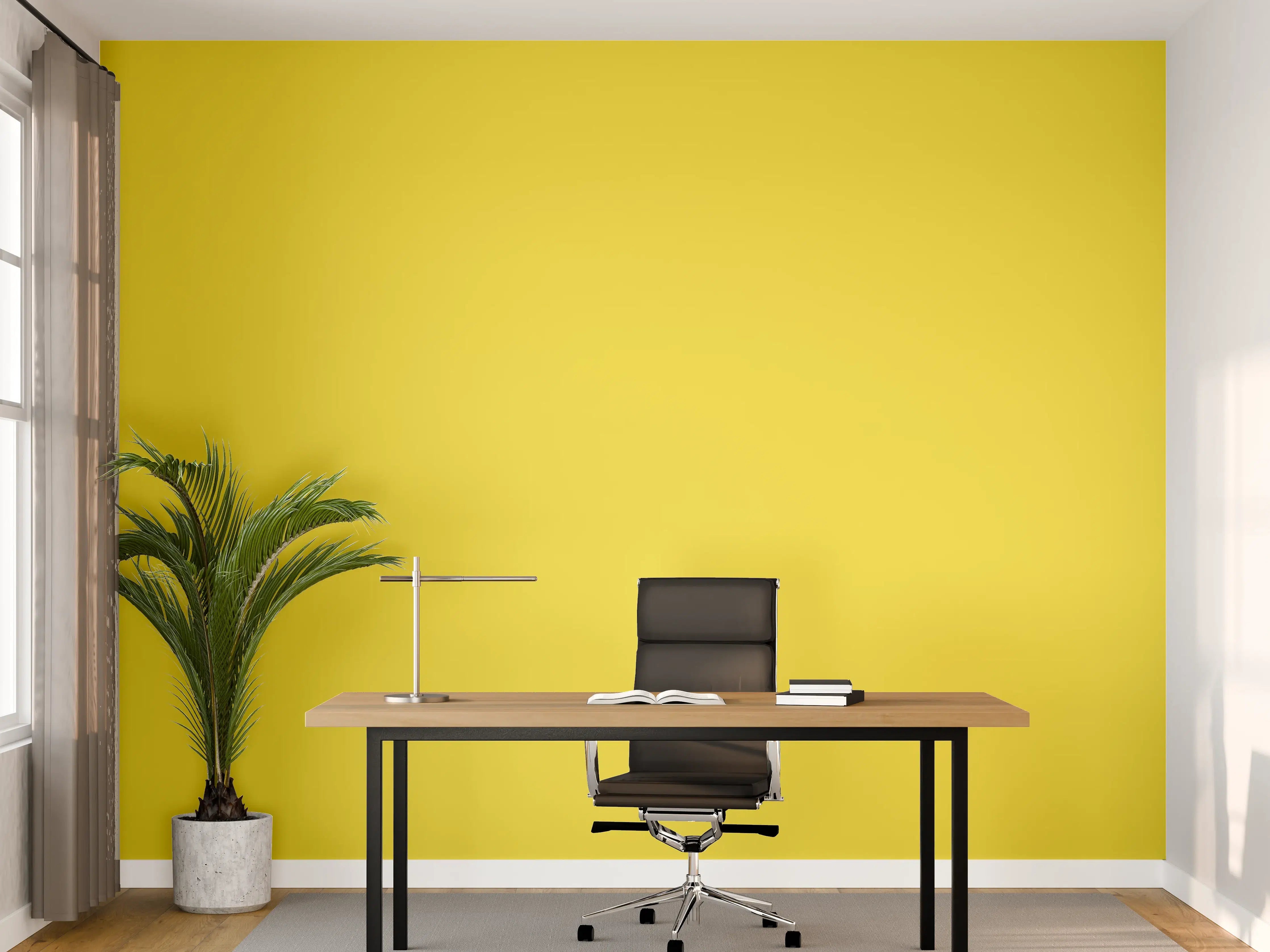 Büro Wandgestaltung - RAL 1018 (Zinkgelb)