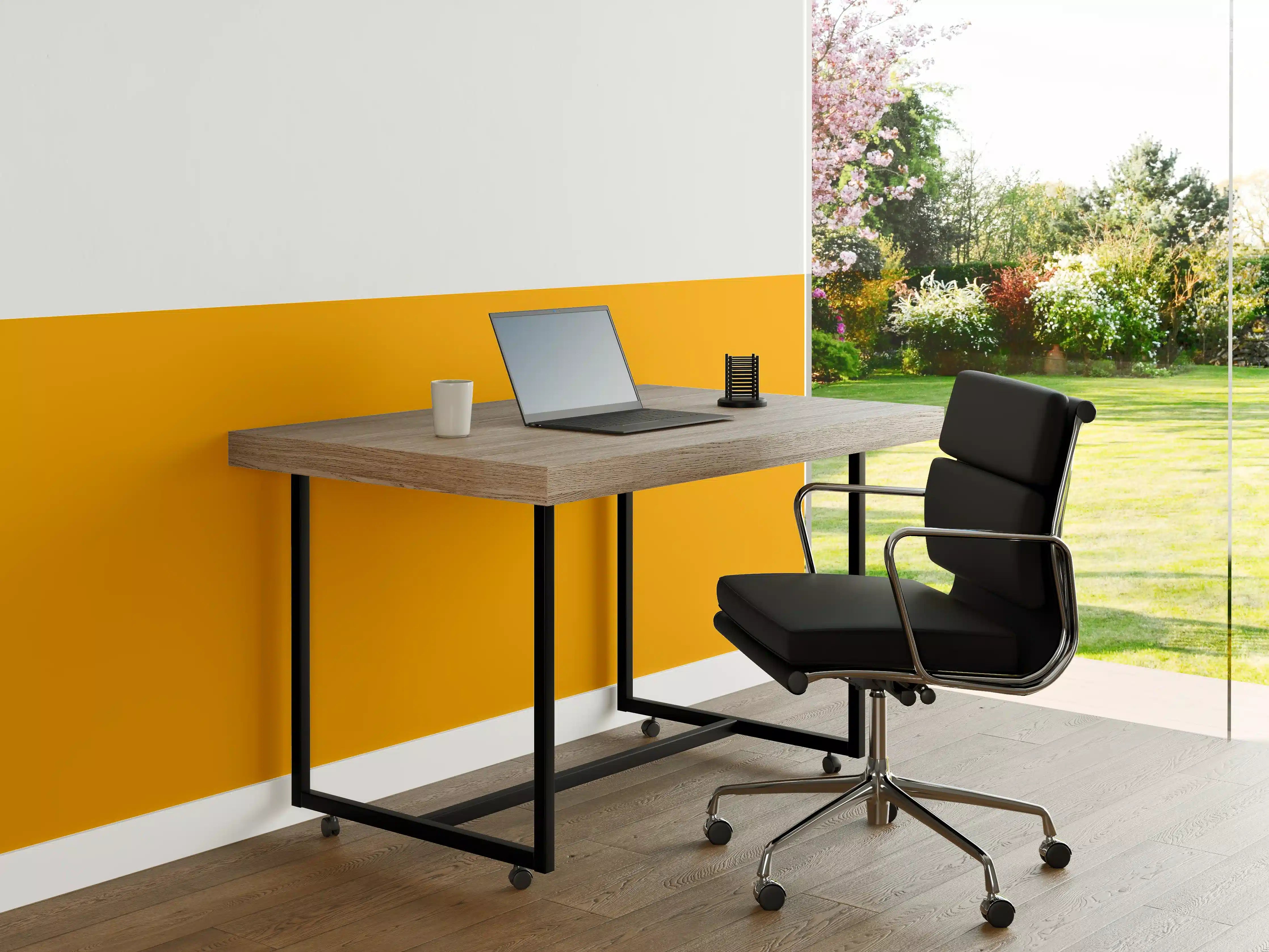 Büro Wandgestaltung - RAL 1028 (Melonengelb)
