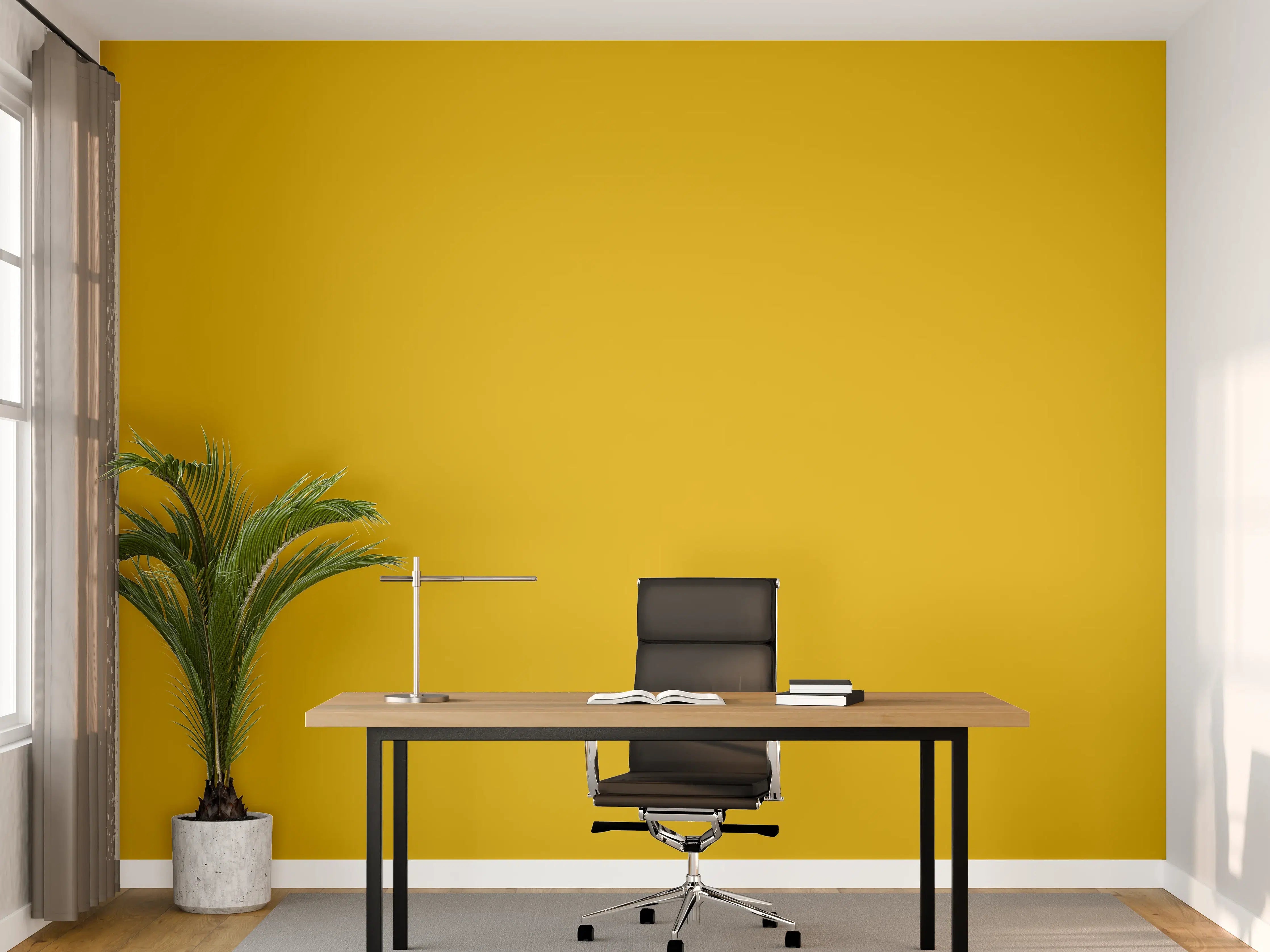 Büro Wandgestaltung - RAL 1032 (Besengelb)