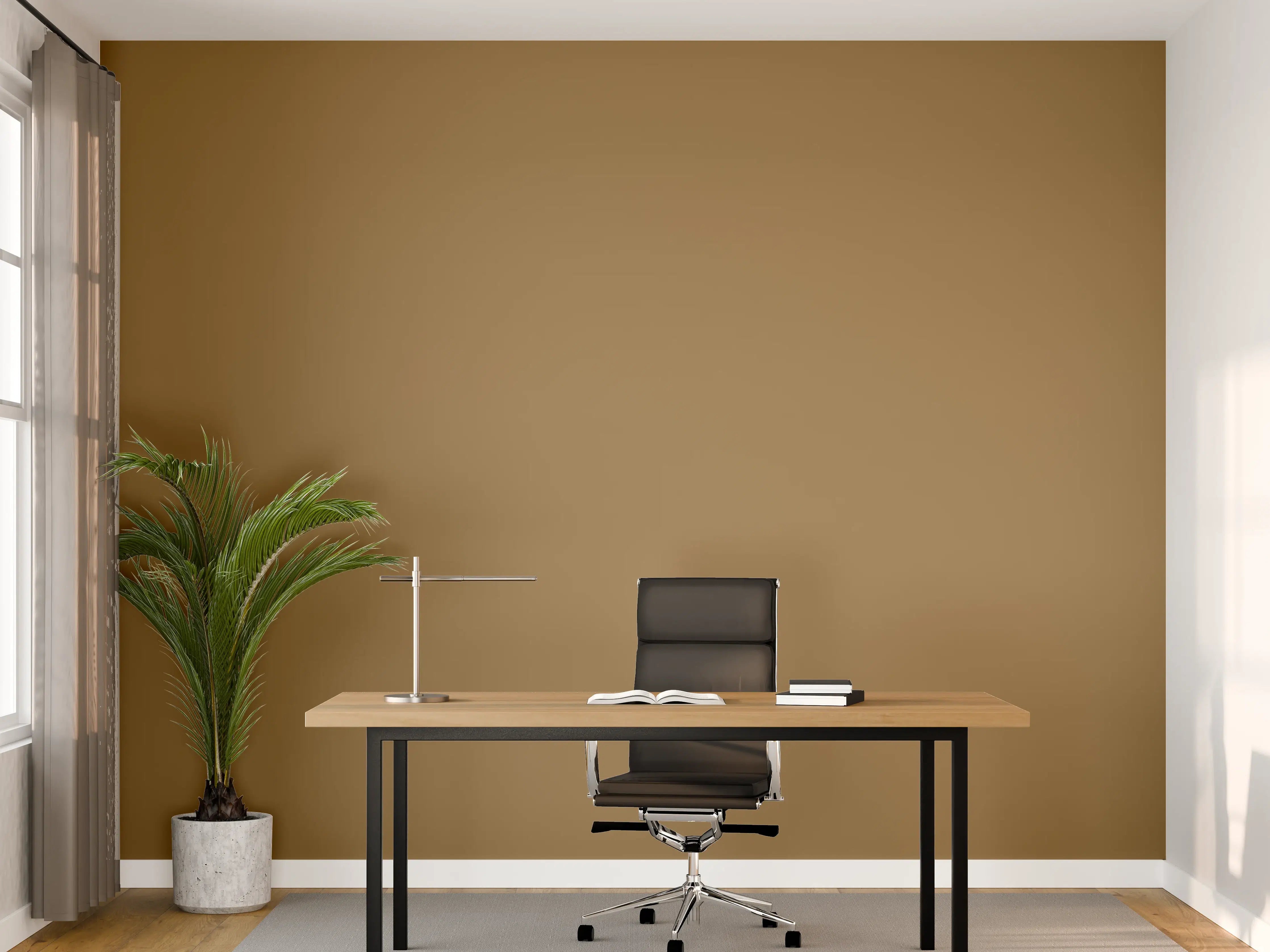 Büro Wandgestaltung - RAL 1036 (Perlgold)