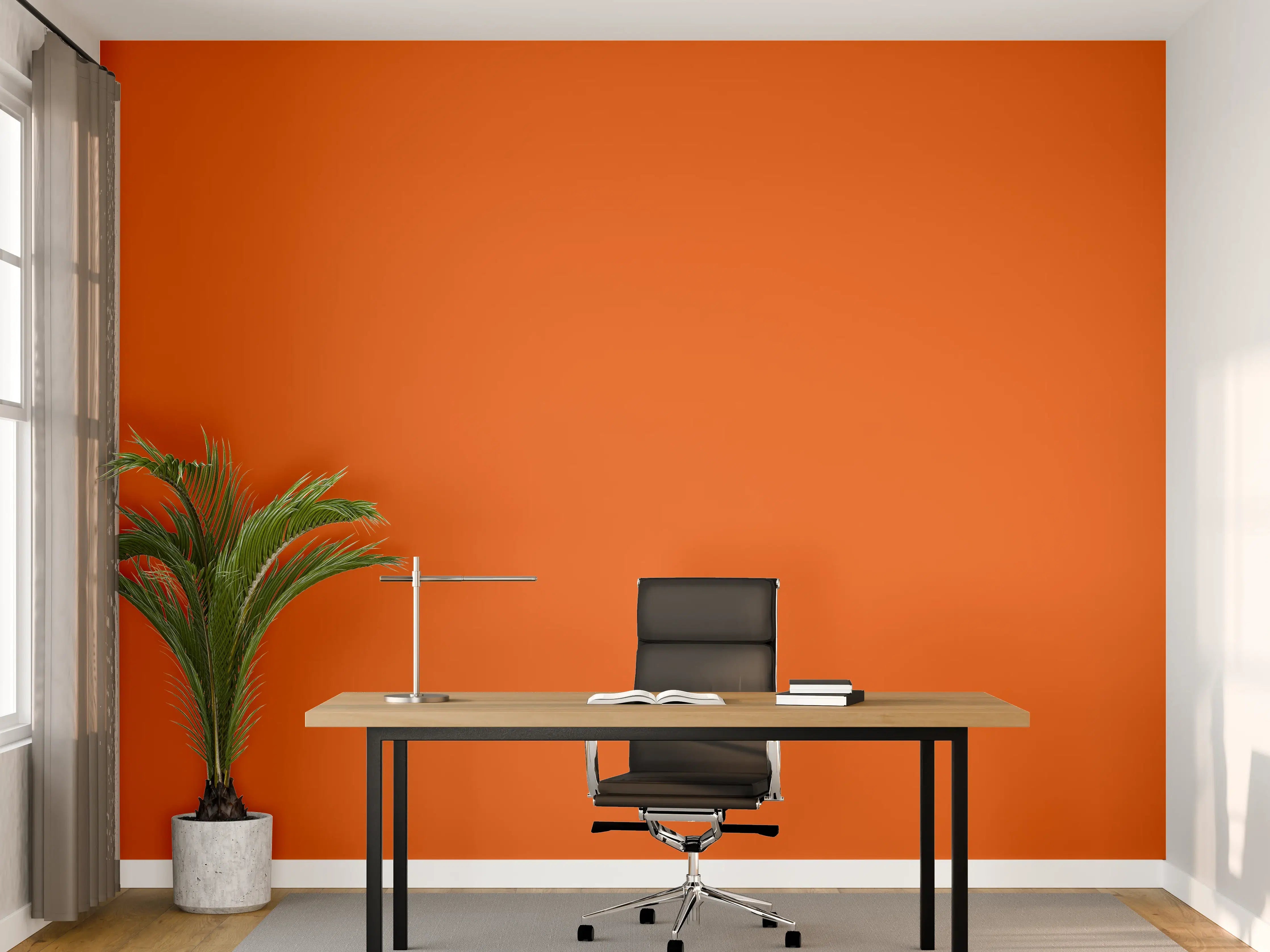 Büro Wandgestaltung - RAL 2004 (Reines Orange)
