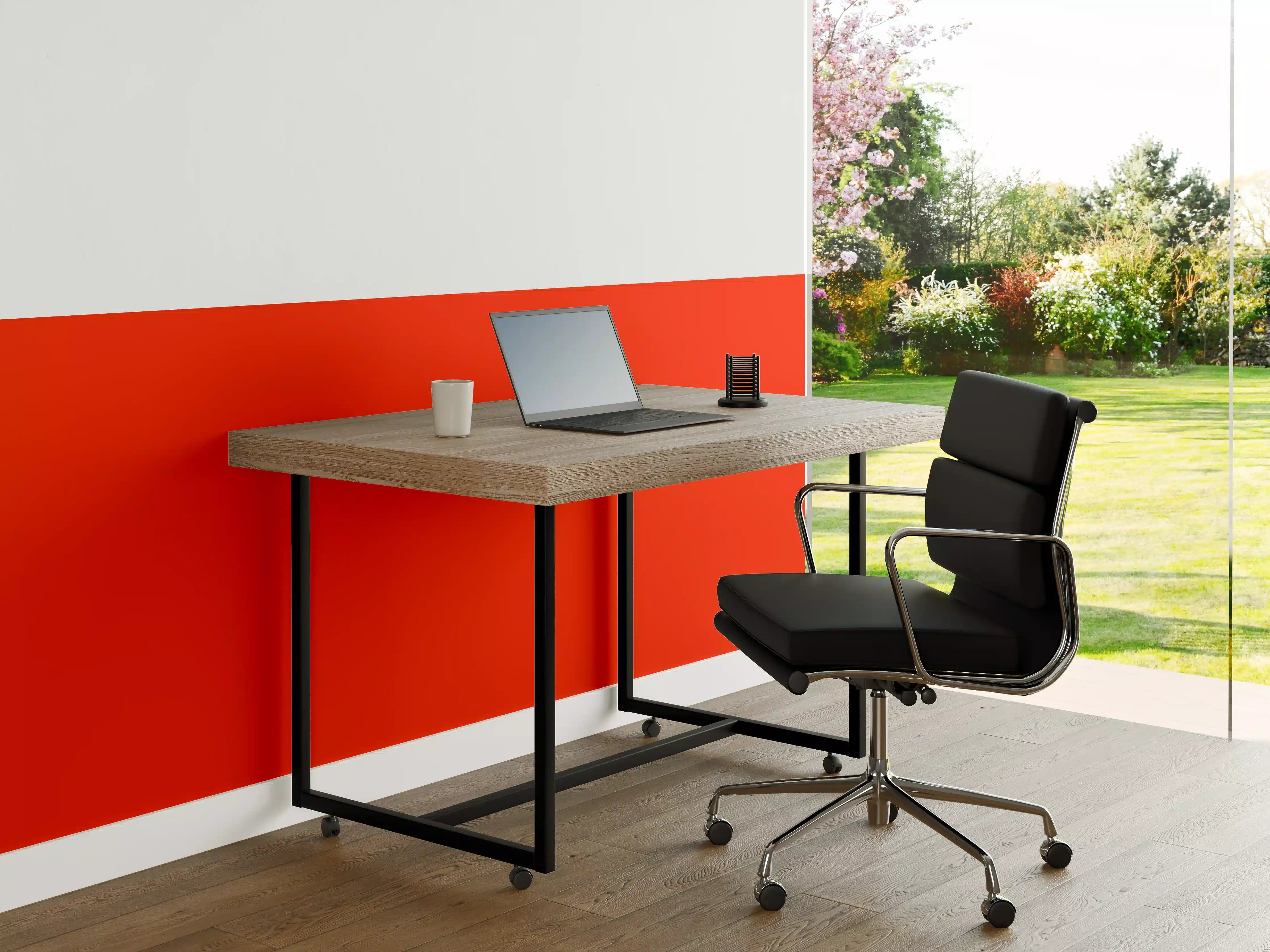 Büro Wandgestaltung - RAL 2005 (Leuchtendes Orange)