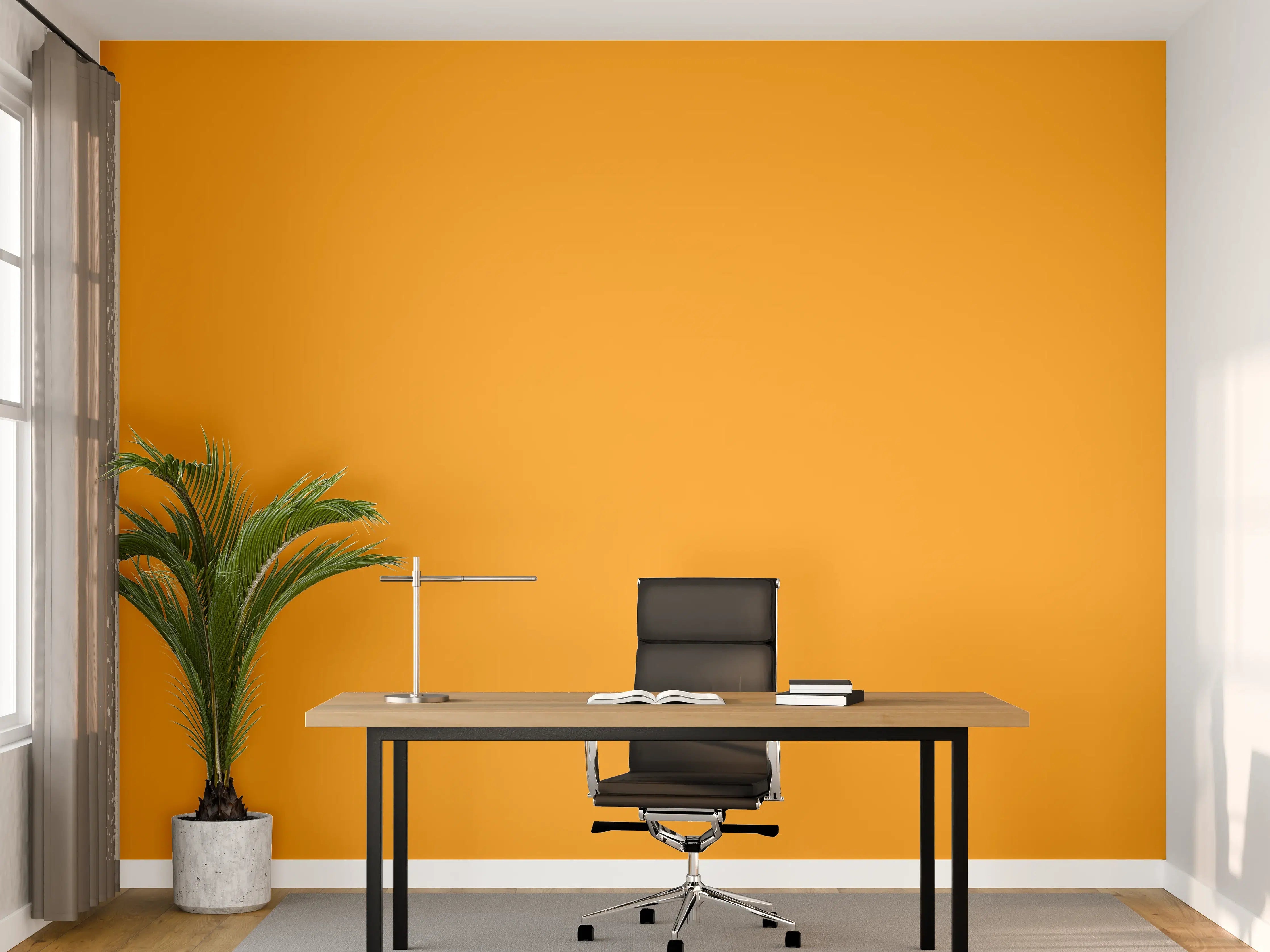 Büro Wandgestaltung - RAL 2007 (Leuchtendes Hellorange)
