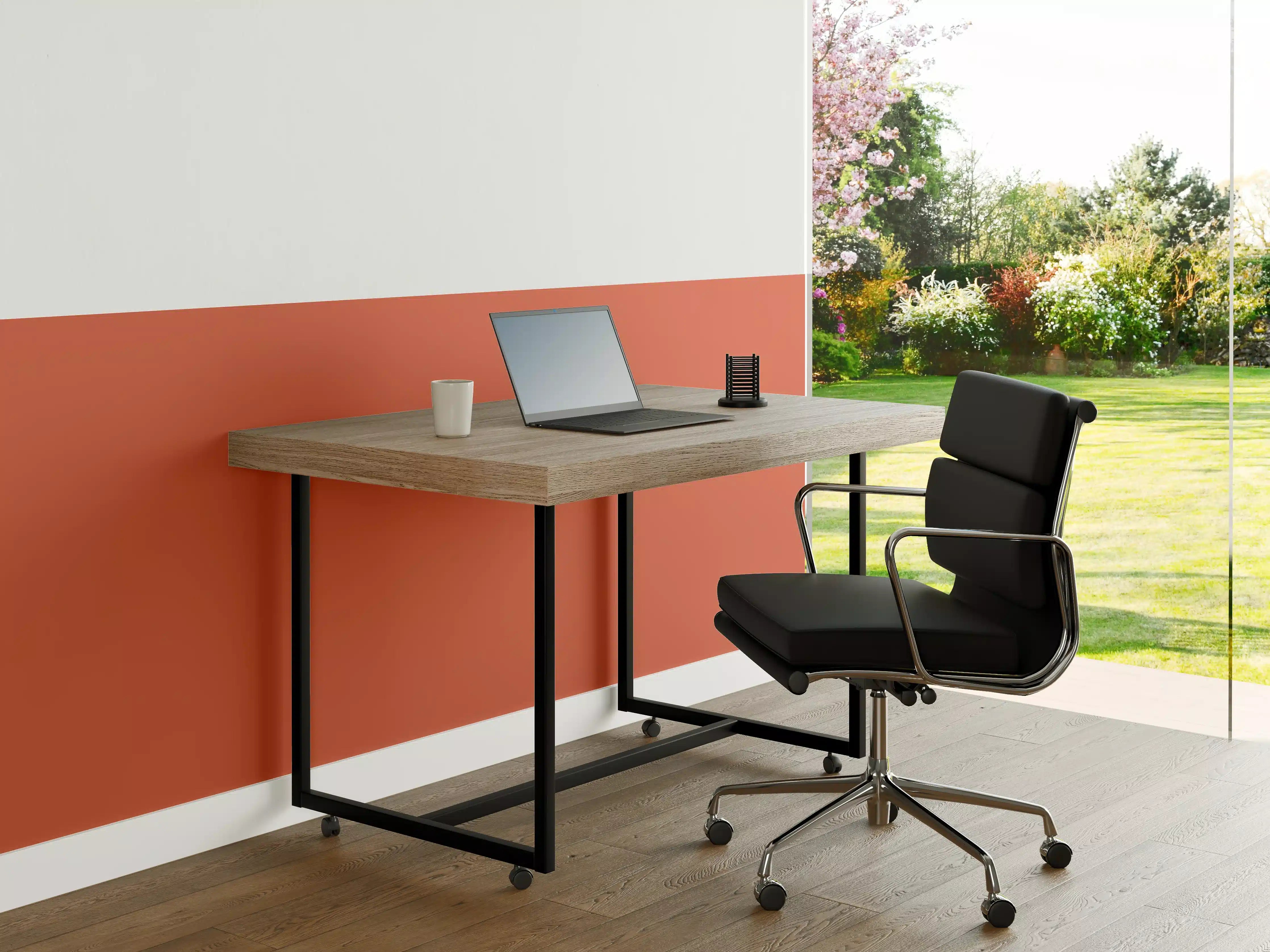 Büro Wandgestaltung - RAL 2012 (Lachsorange)