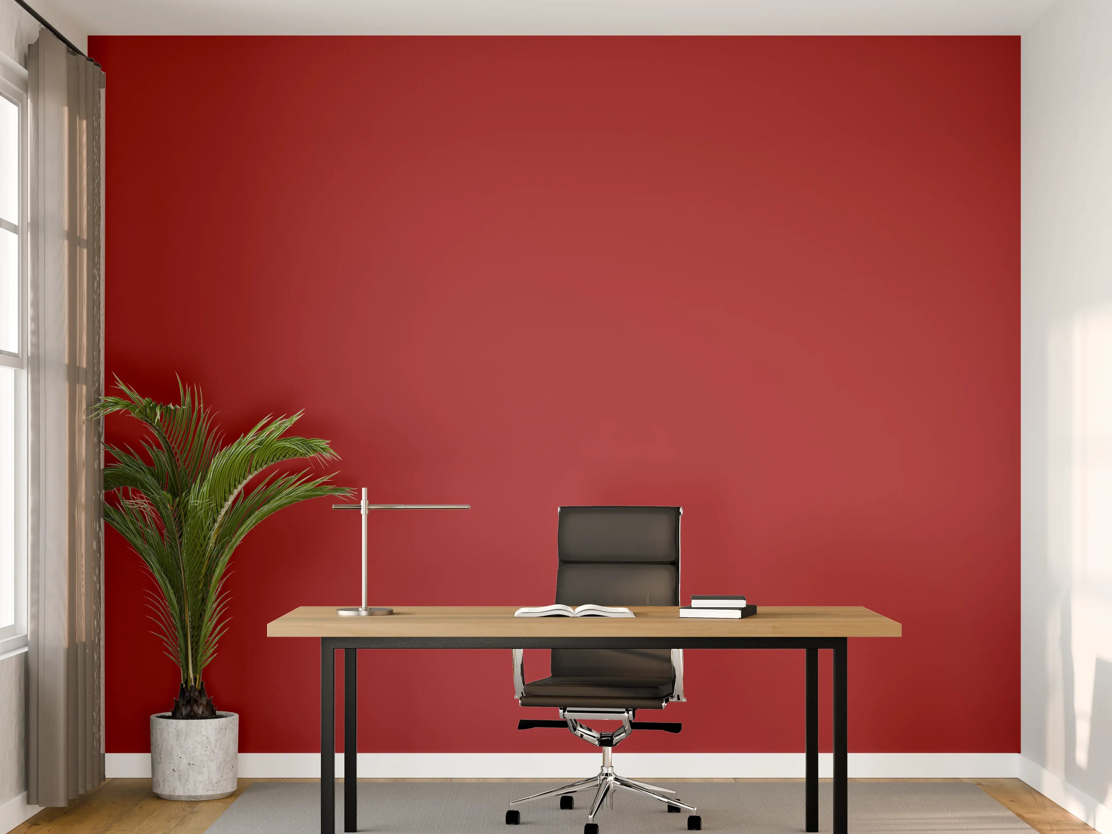 Büro Wandgestaltung - RAL 3001 (Signalrot)