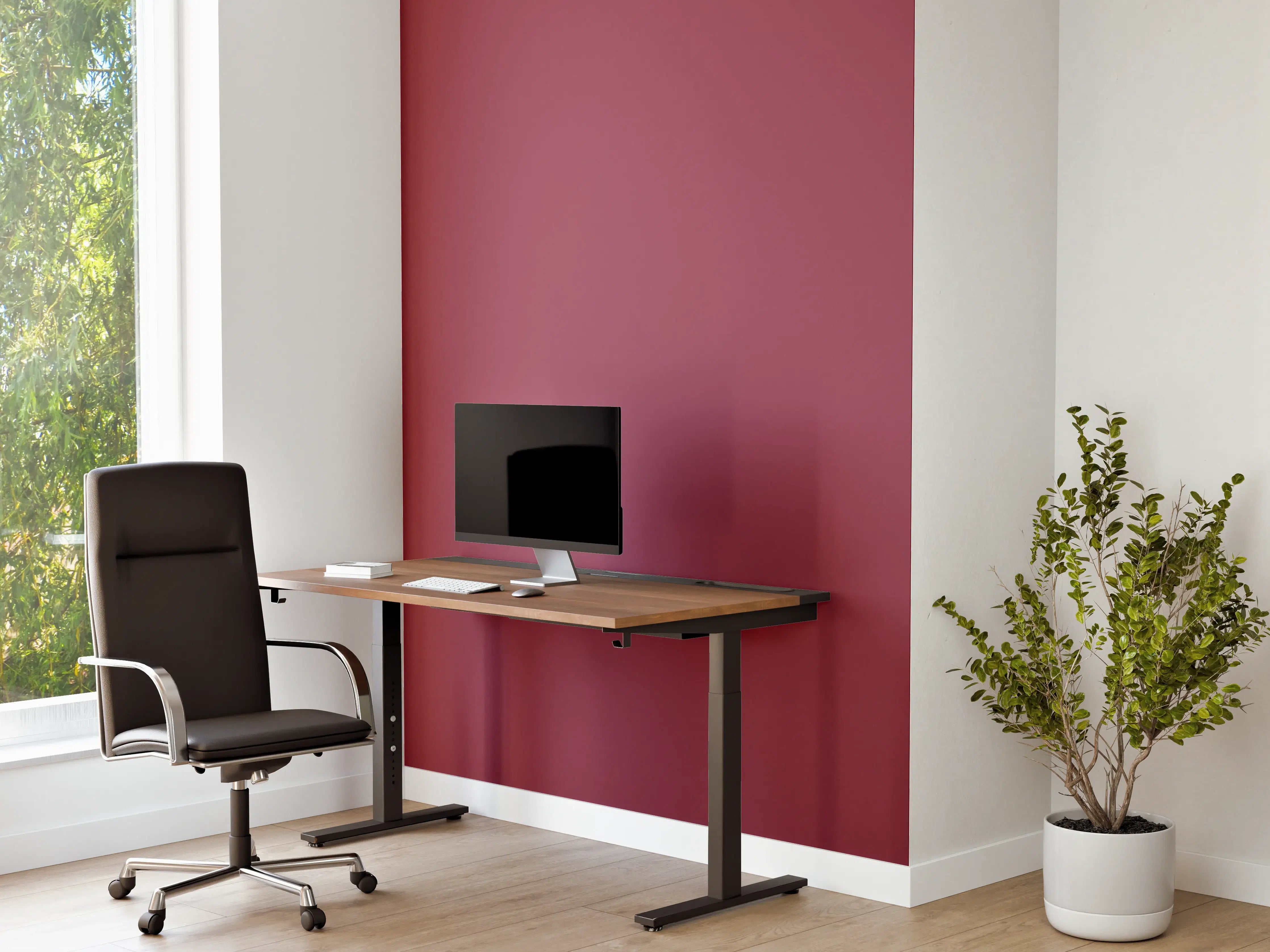 Büro Wandgestaltung - RAL 4002 (Rotviolett)