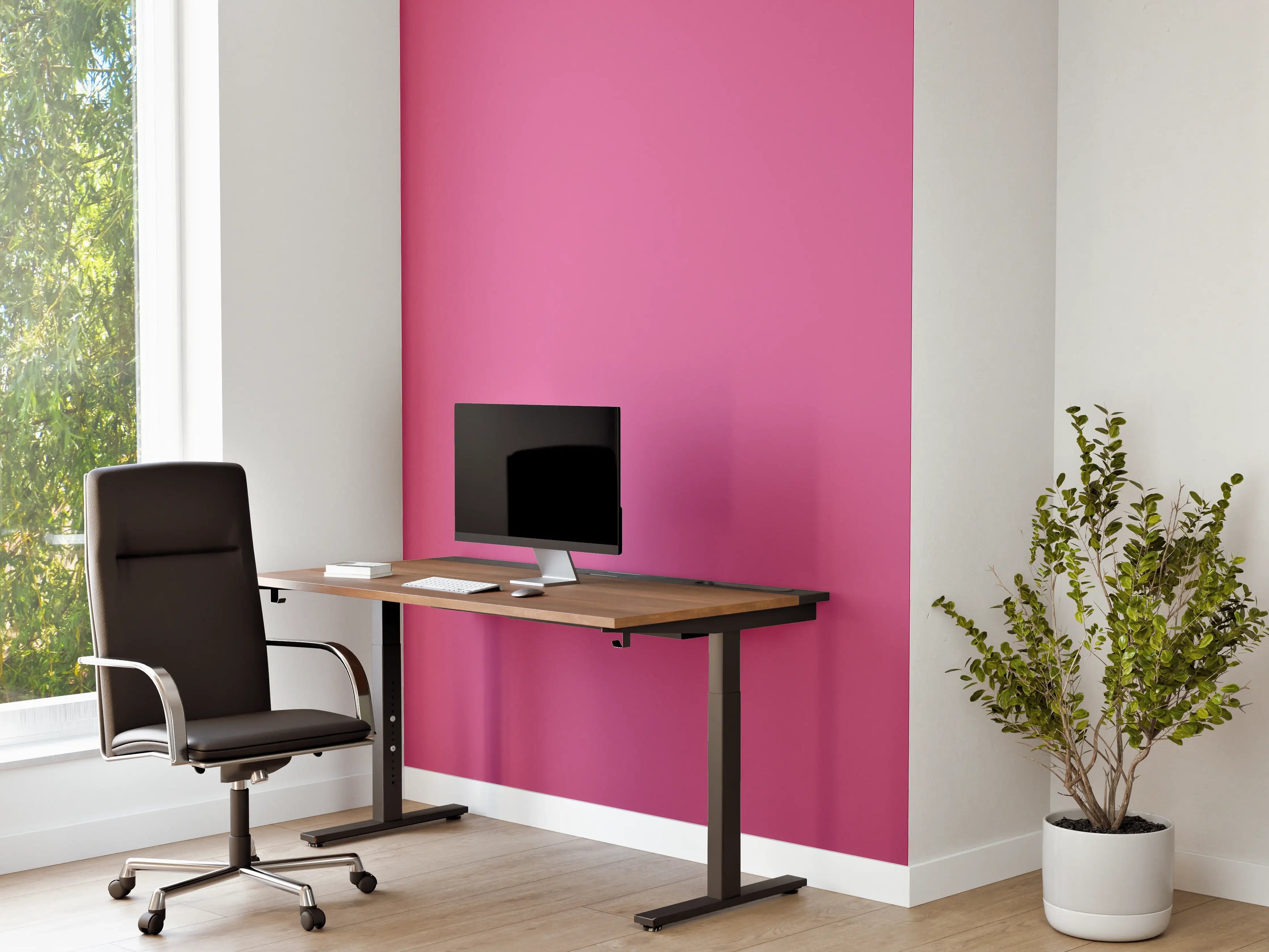 Büro Wandgestaltung - RAL 4003 (Violett