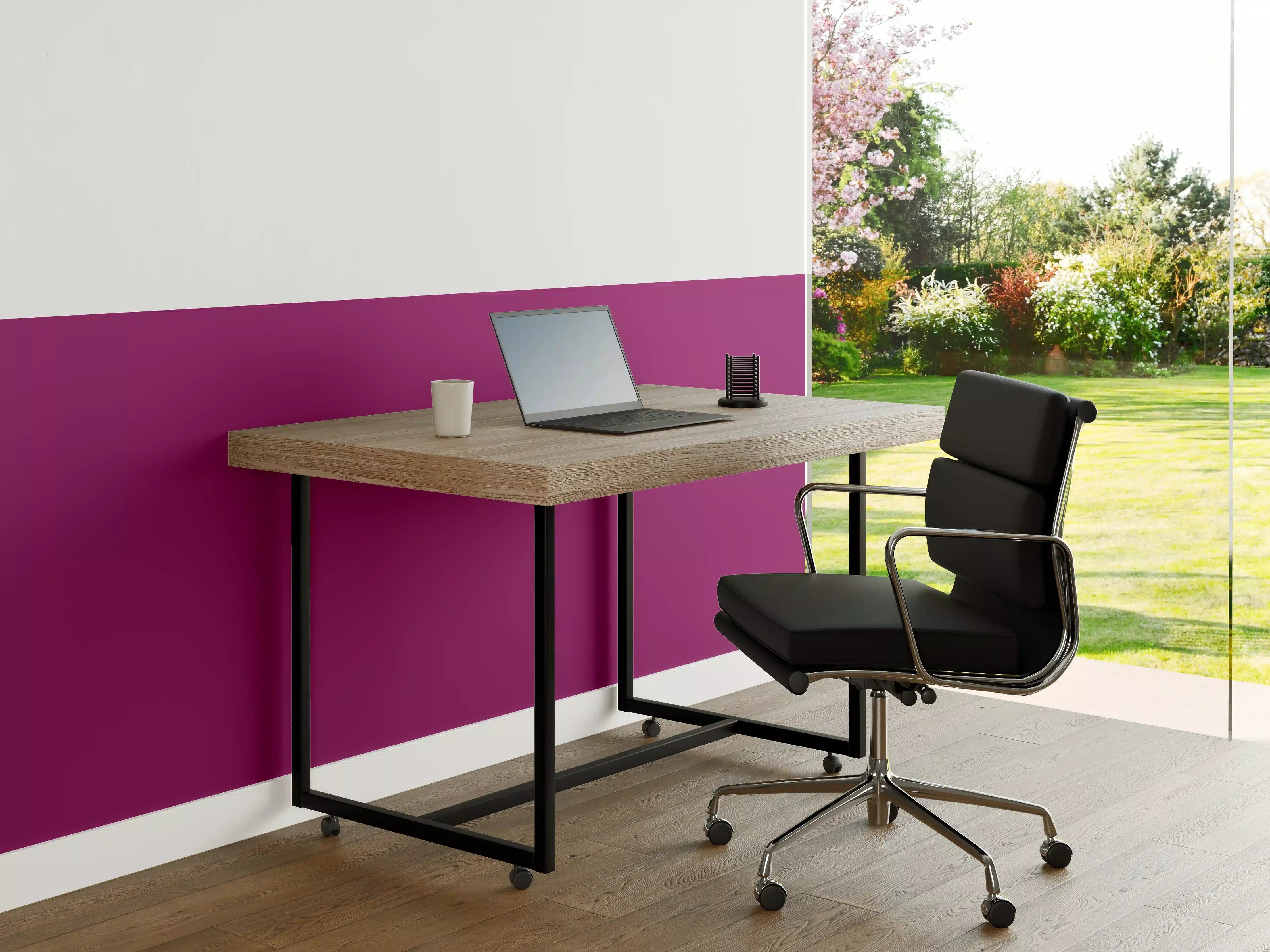 Büro Wandgestaltung - RAL 4006 (Verkehrsviolett)