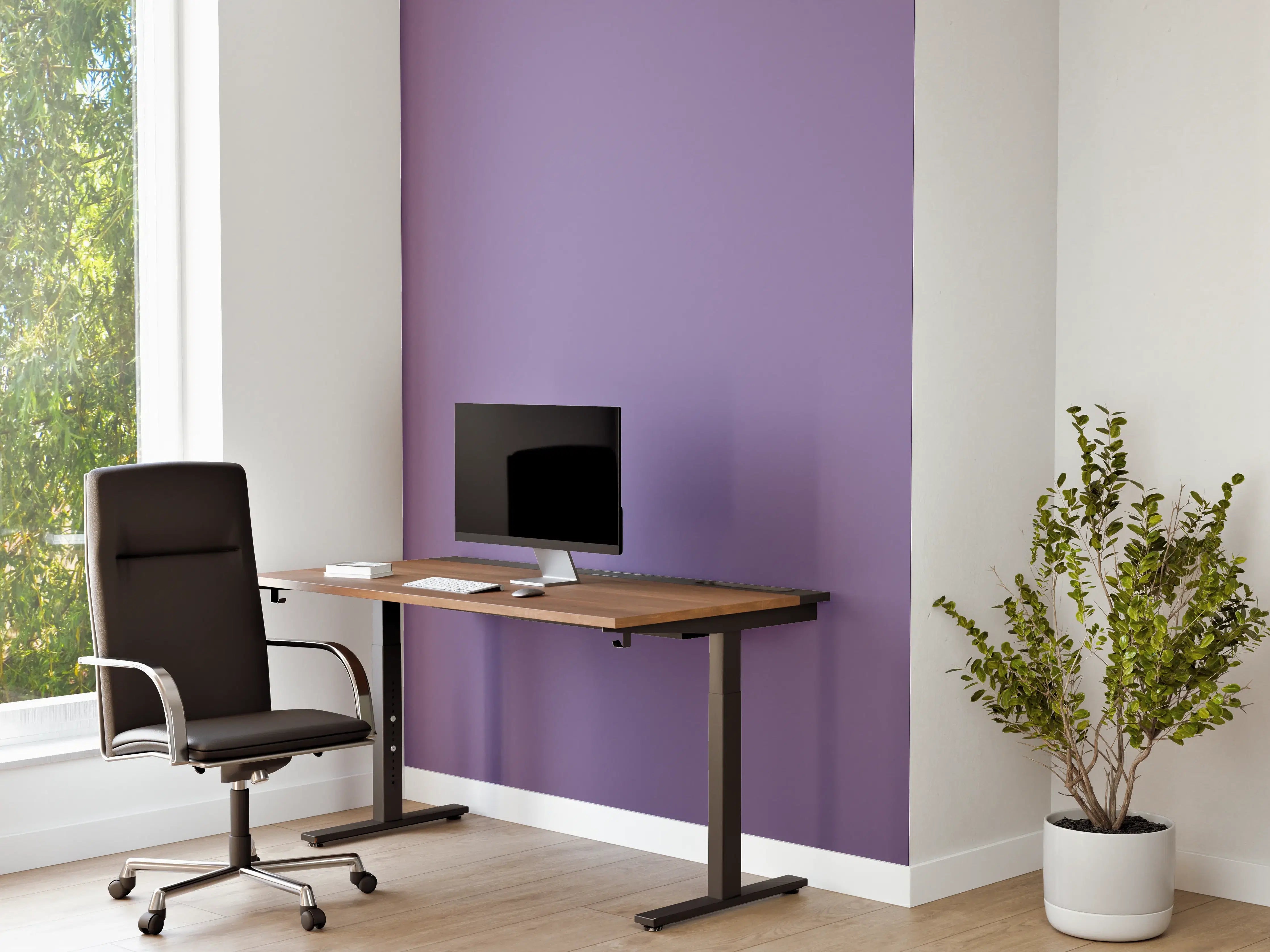 Büro Wandgestaltung - RAL 4011 (Perlviolett)