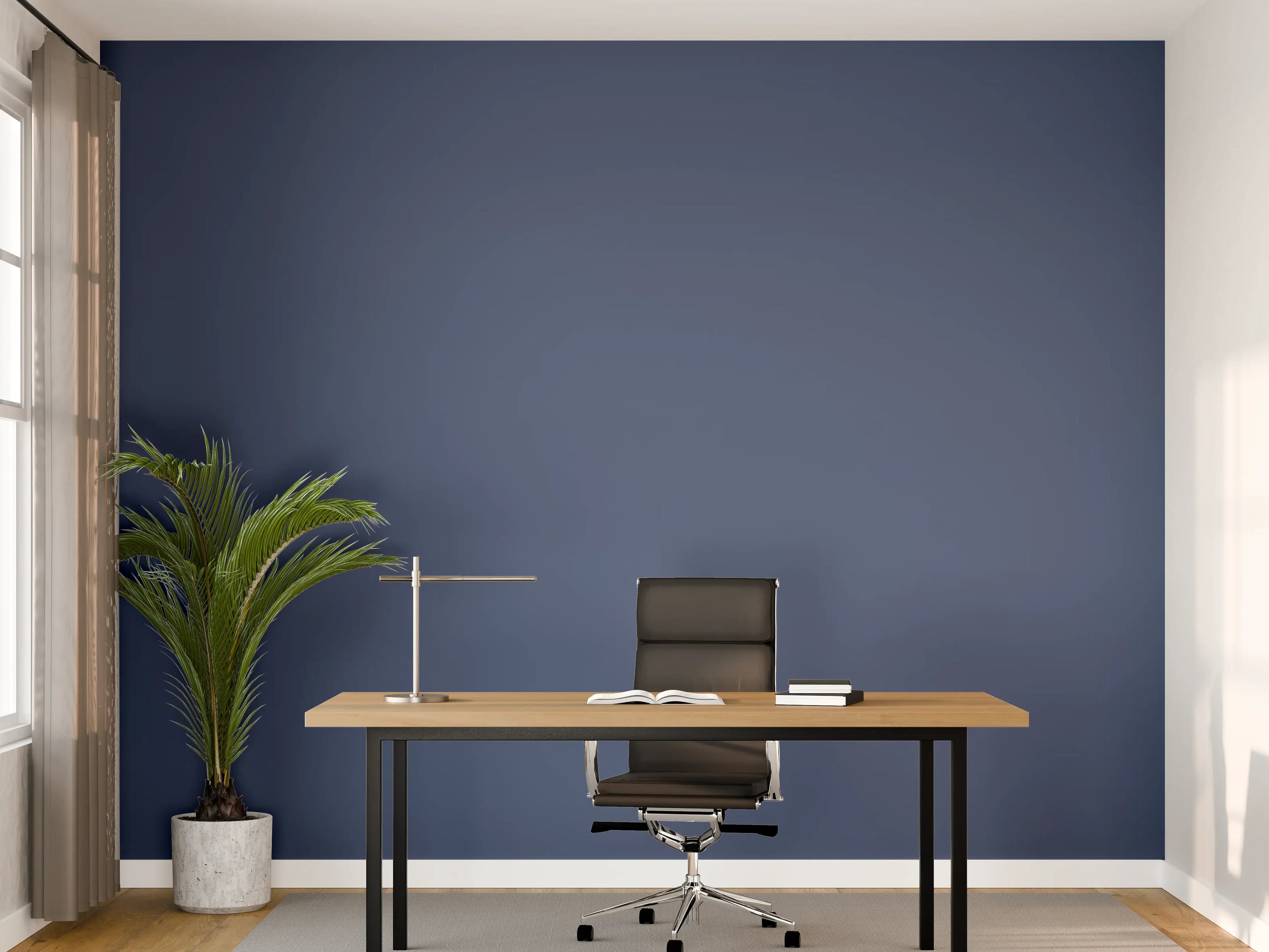 Büro Wandgestaltung - RAL 5000 (Violettblau)