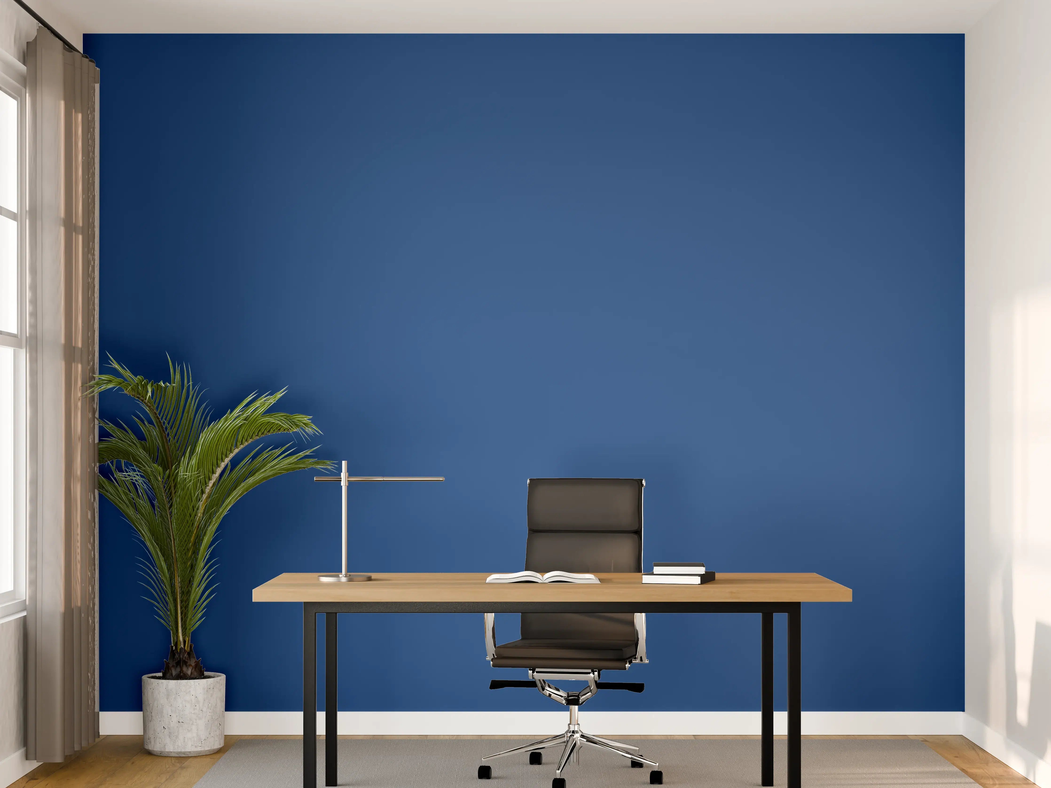 Büro Wandgestaltung - RAL 5005 (Signalblau)