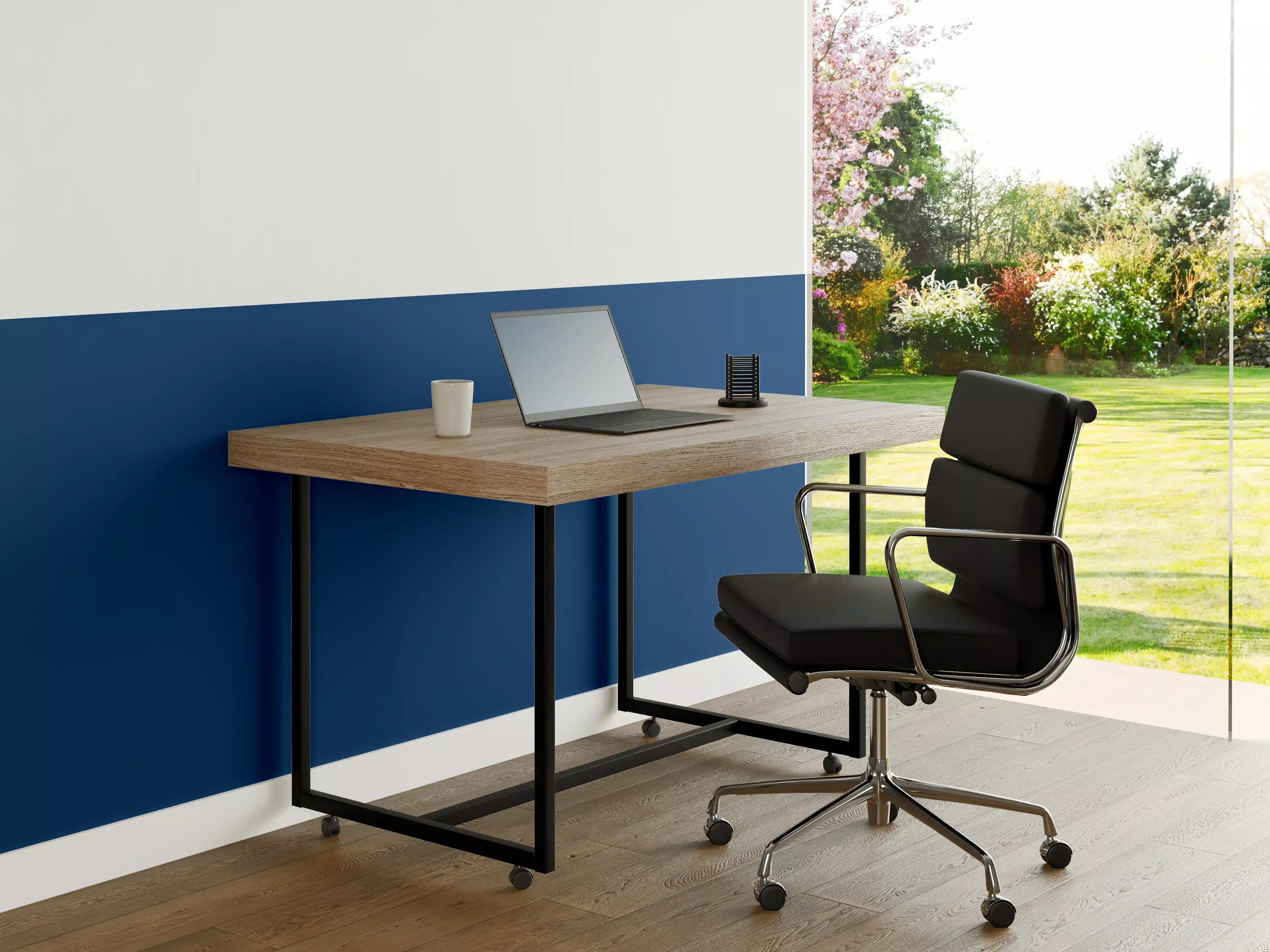 Büro Wandgestaltung - RAL 5010 (Enzianblau)