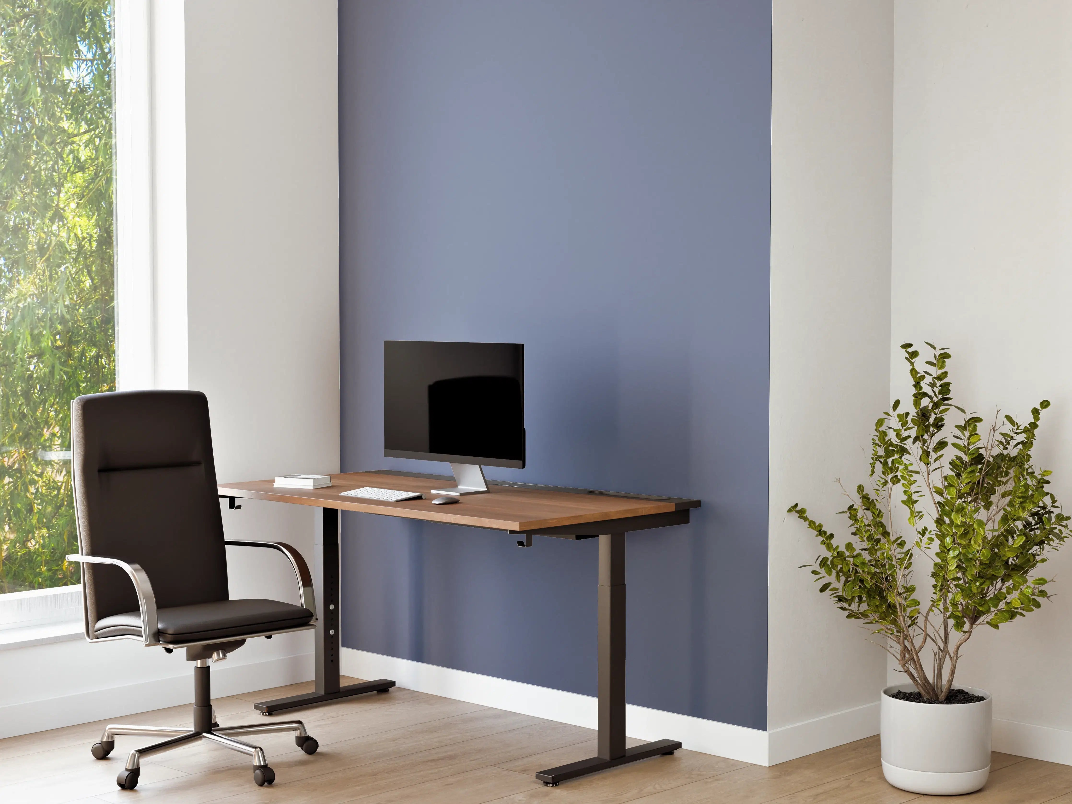 Büro Wandgestaltung - RAL 5014 (Taubenblau)