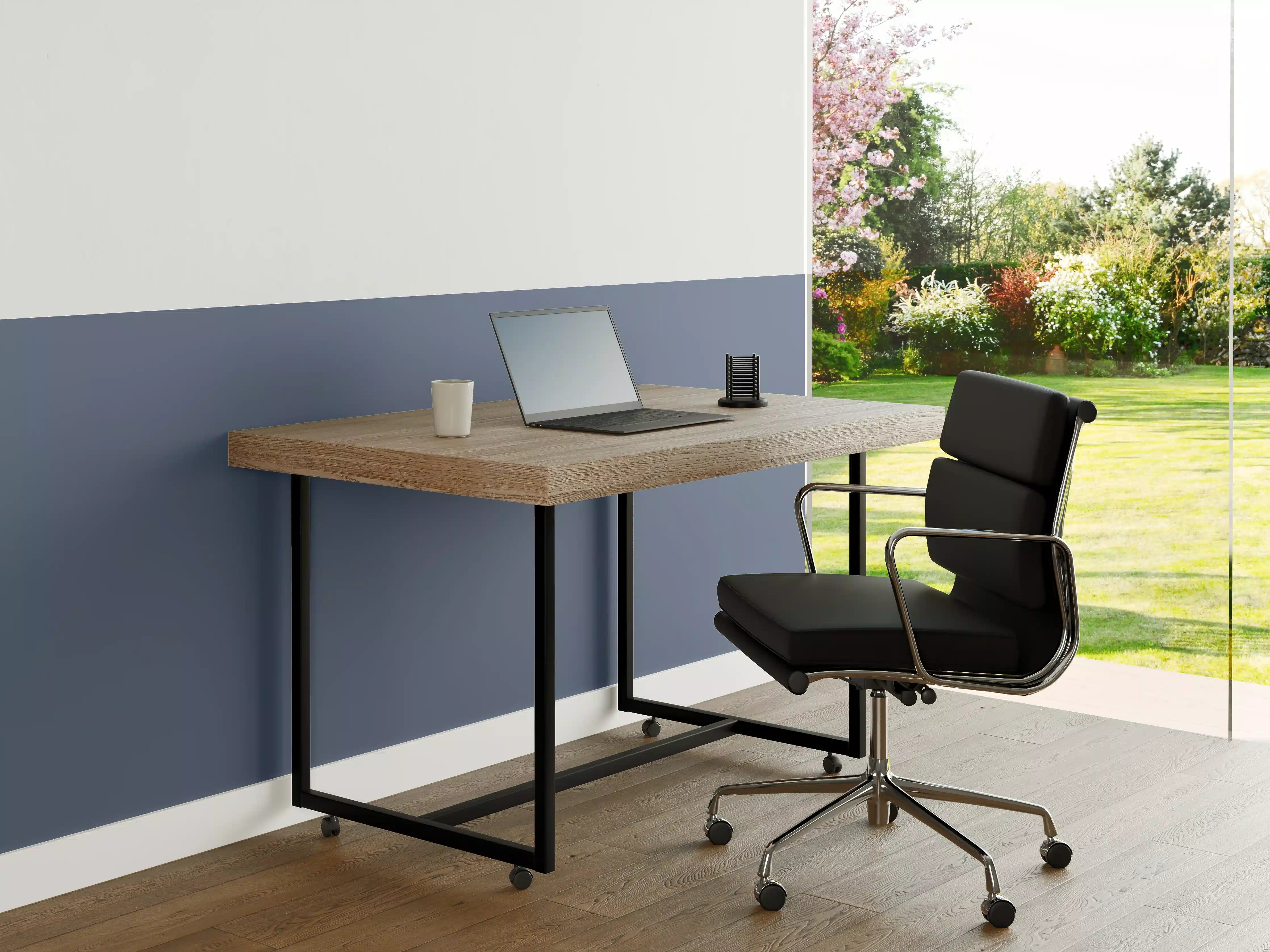 Büro Wandgestaltung - RAL 5014 (Taubenblau)