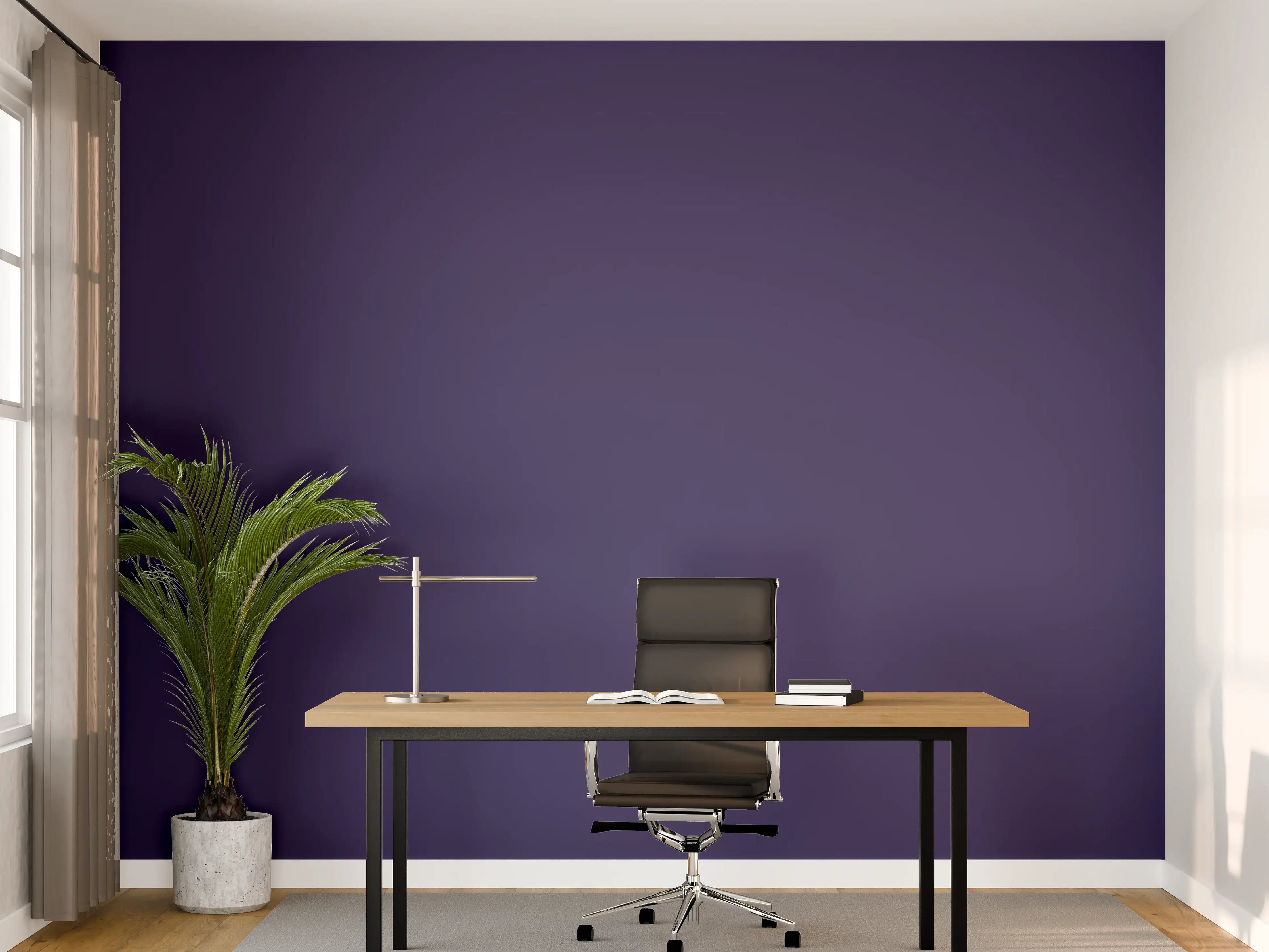 Büro Wandgestaltung - RAL 5022 (Nachtblau)