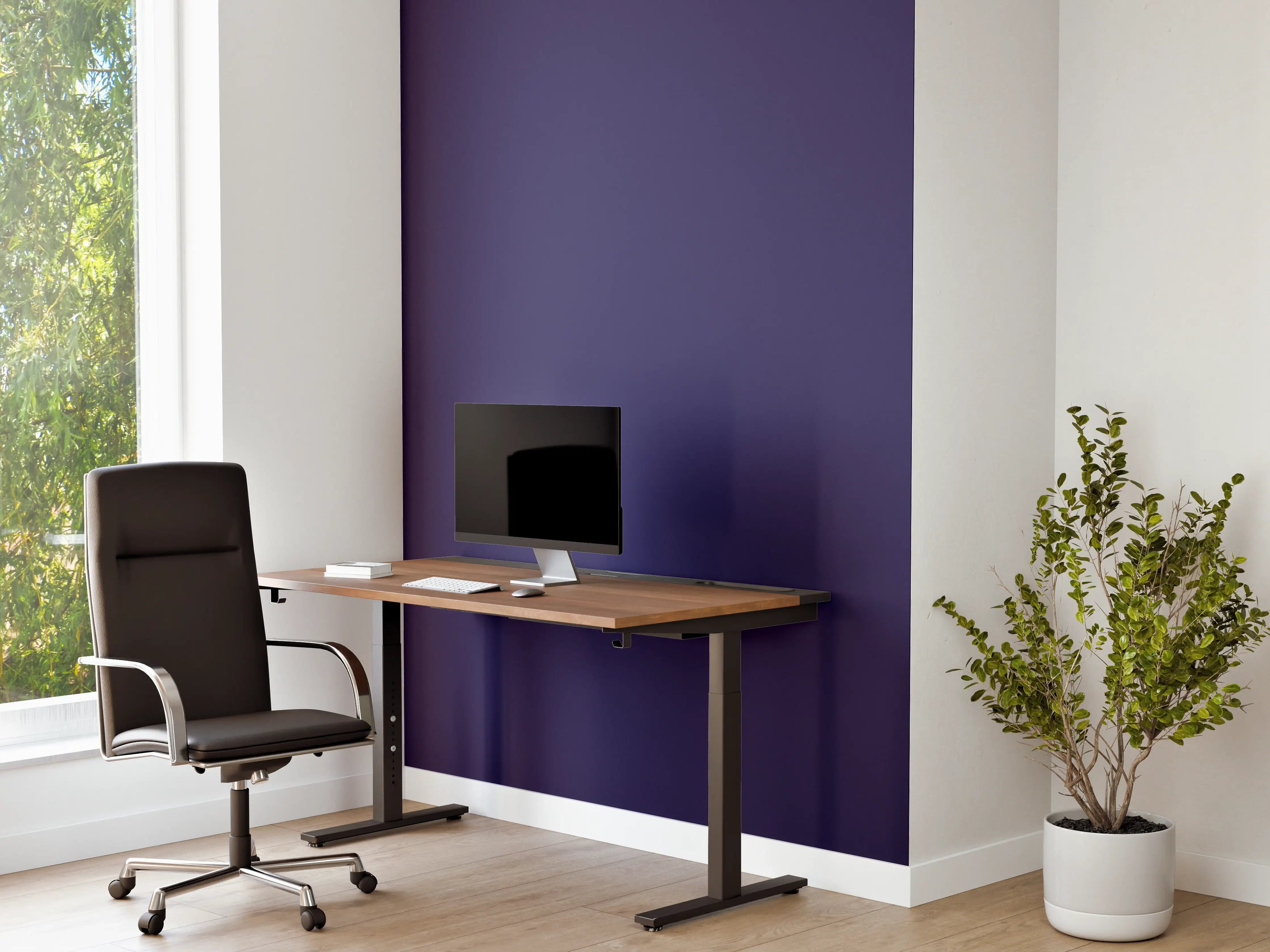 Büro Wandgestaltung - RAL 5022 (Nachtblau)