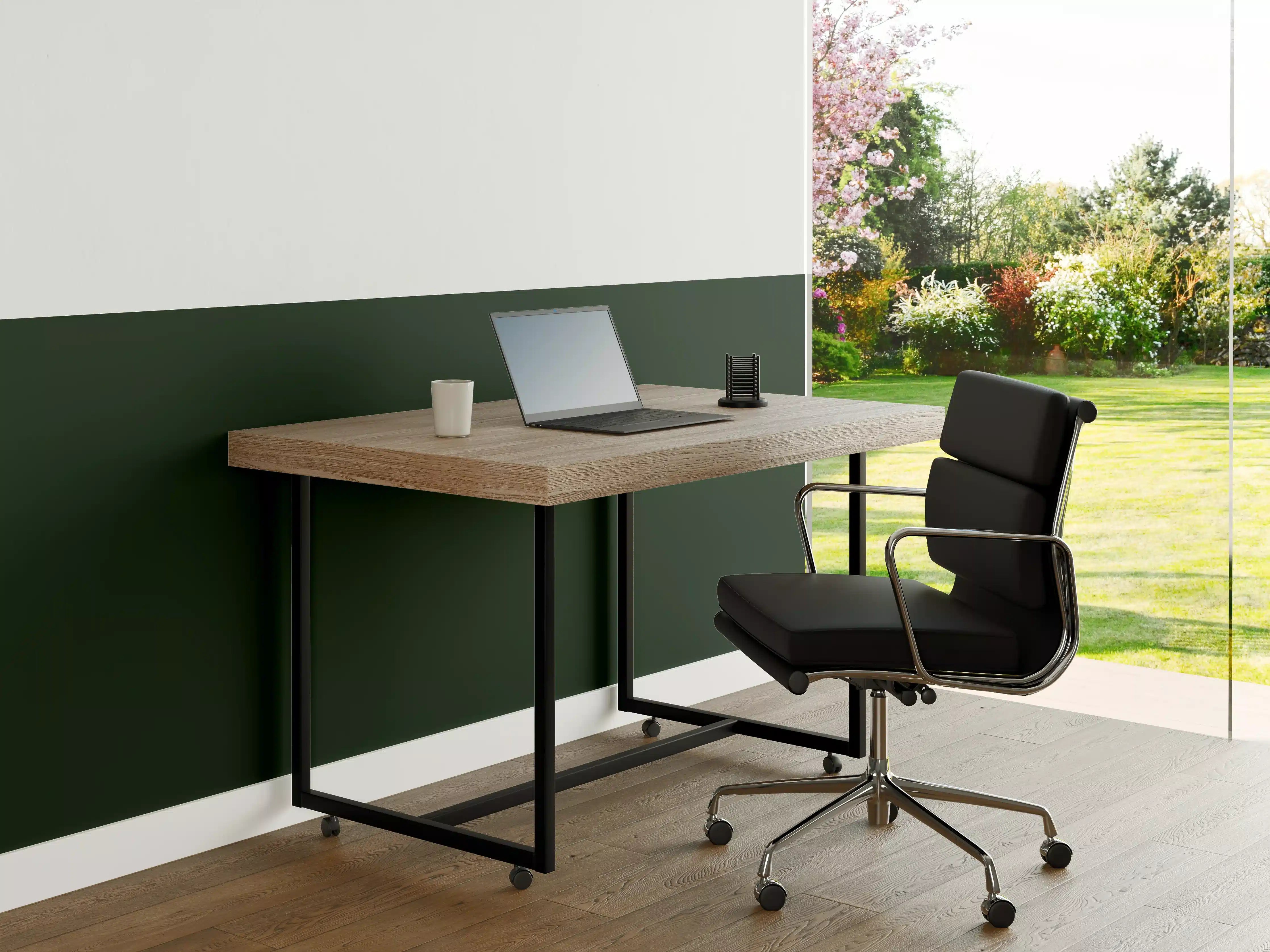 Büro Wandgestaltung - RAL 6009 (Tannengrün)