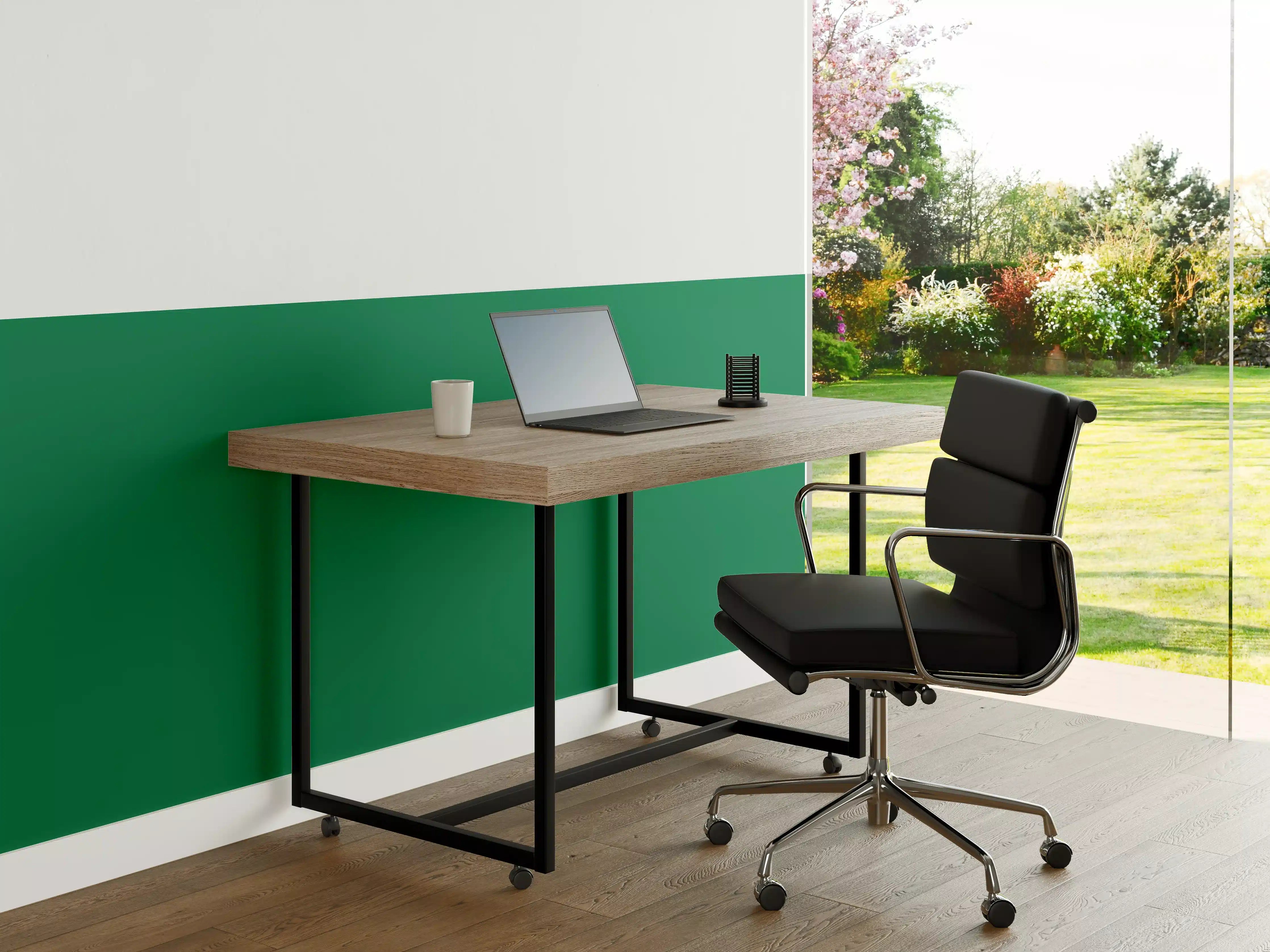 Büro Wandgestaltung - RAL 6032 Smaragdgrün