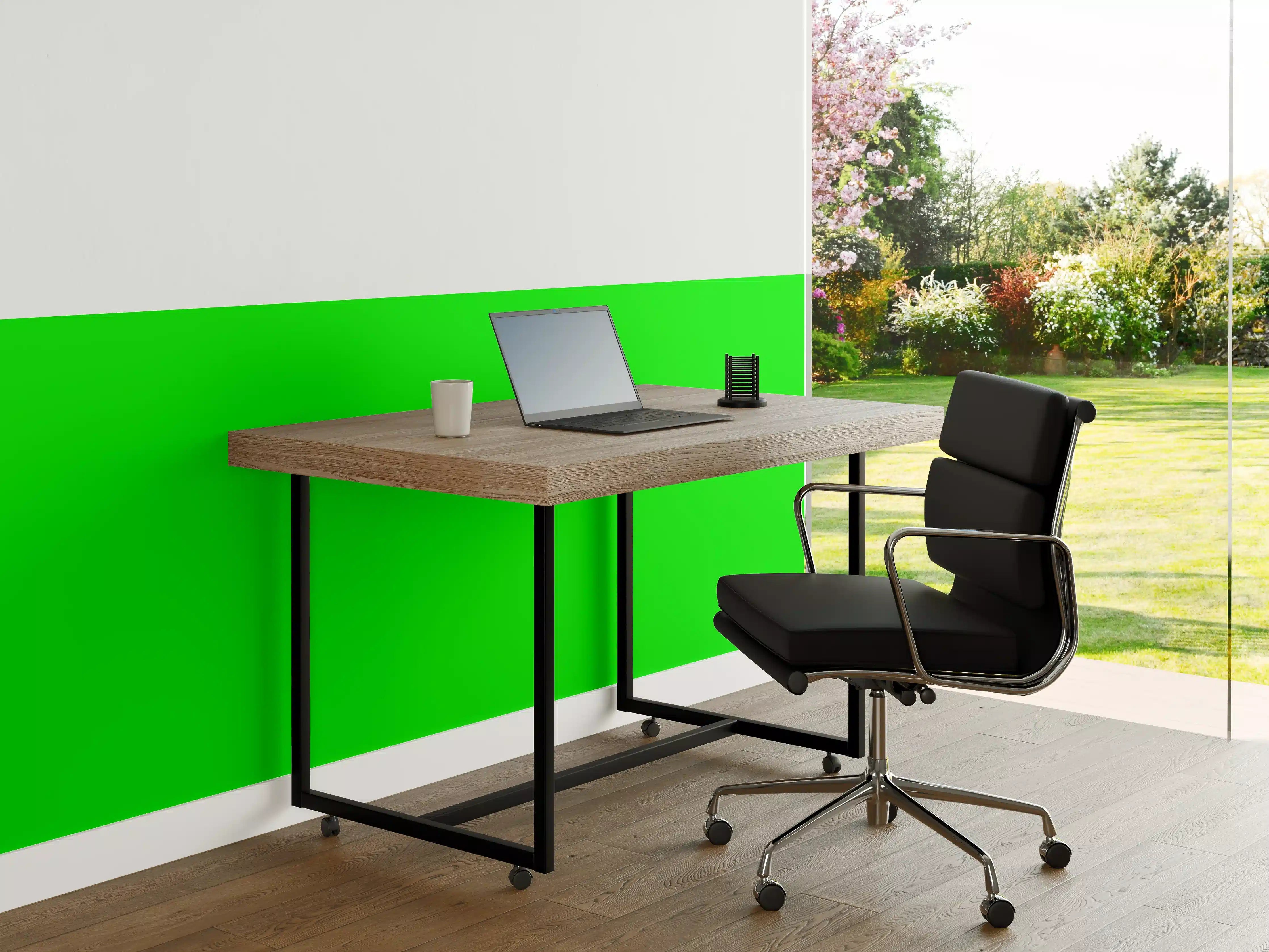 Büro Wandgestaltung - RAL 6038 (leuchtendes Grün)