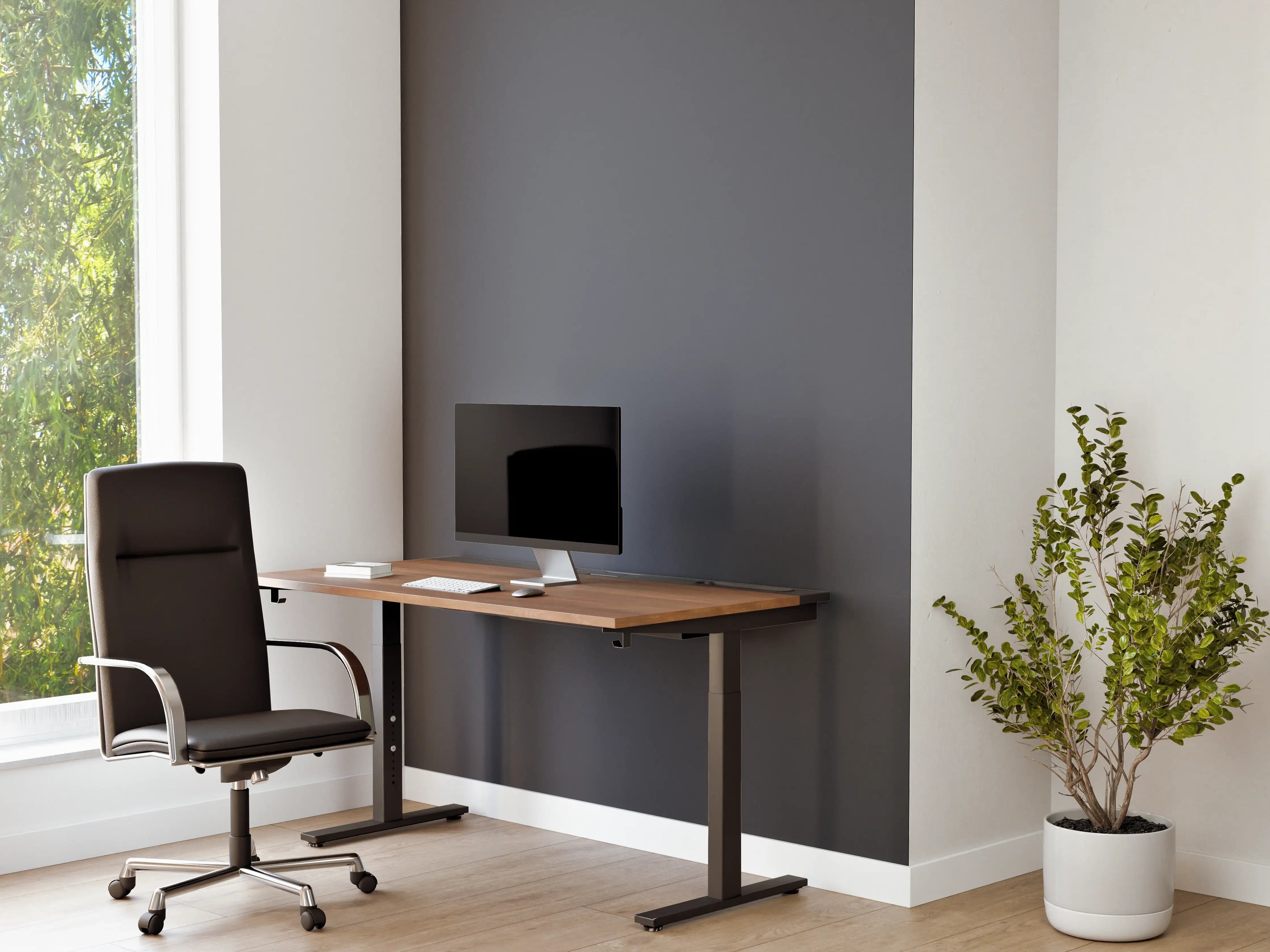 Büro Wandgestaltung - RAL 7015 (Schiefergrau)