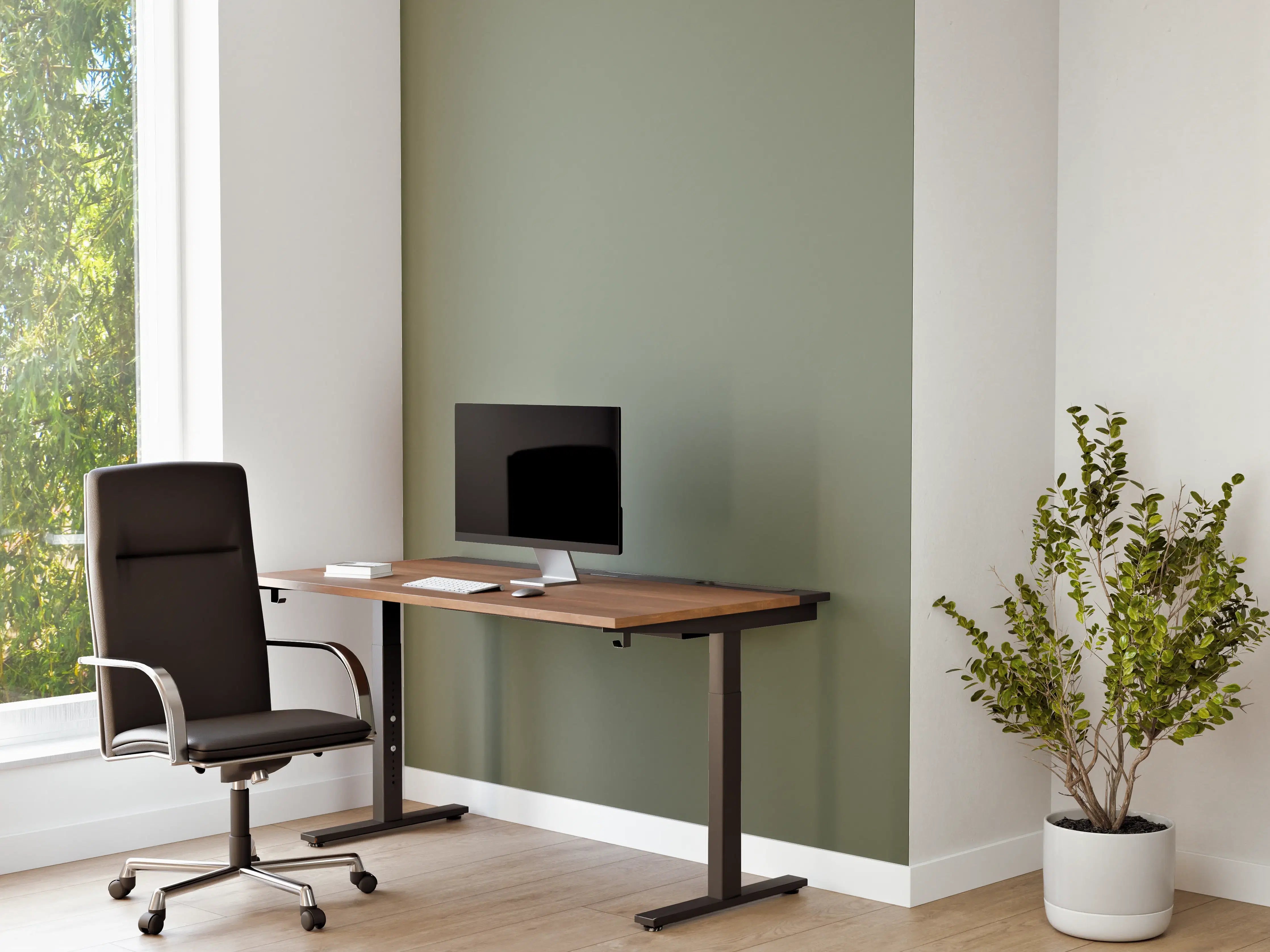 Büro Wandgestaltung - RAL 7033 (Zementgrau)