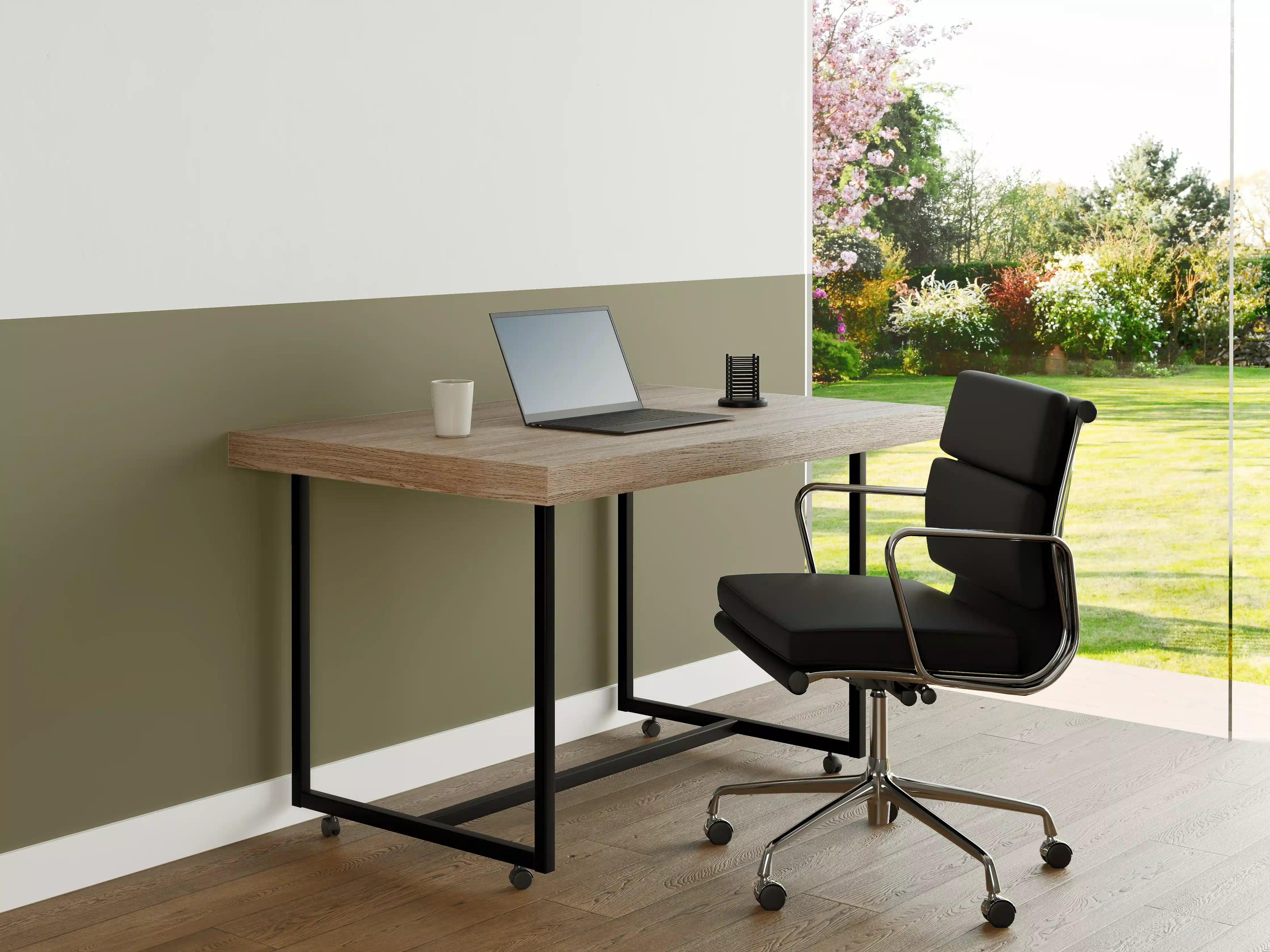 Büro Wandgestaltung - RAL 7034 (Gelbgrau)